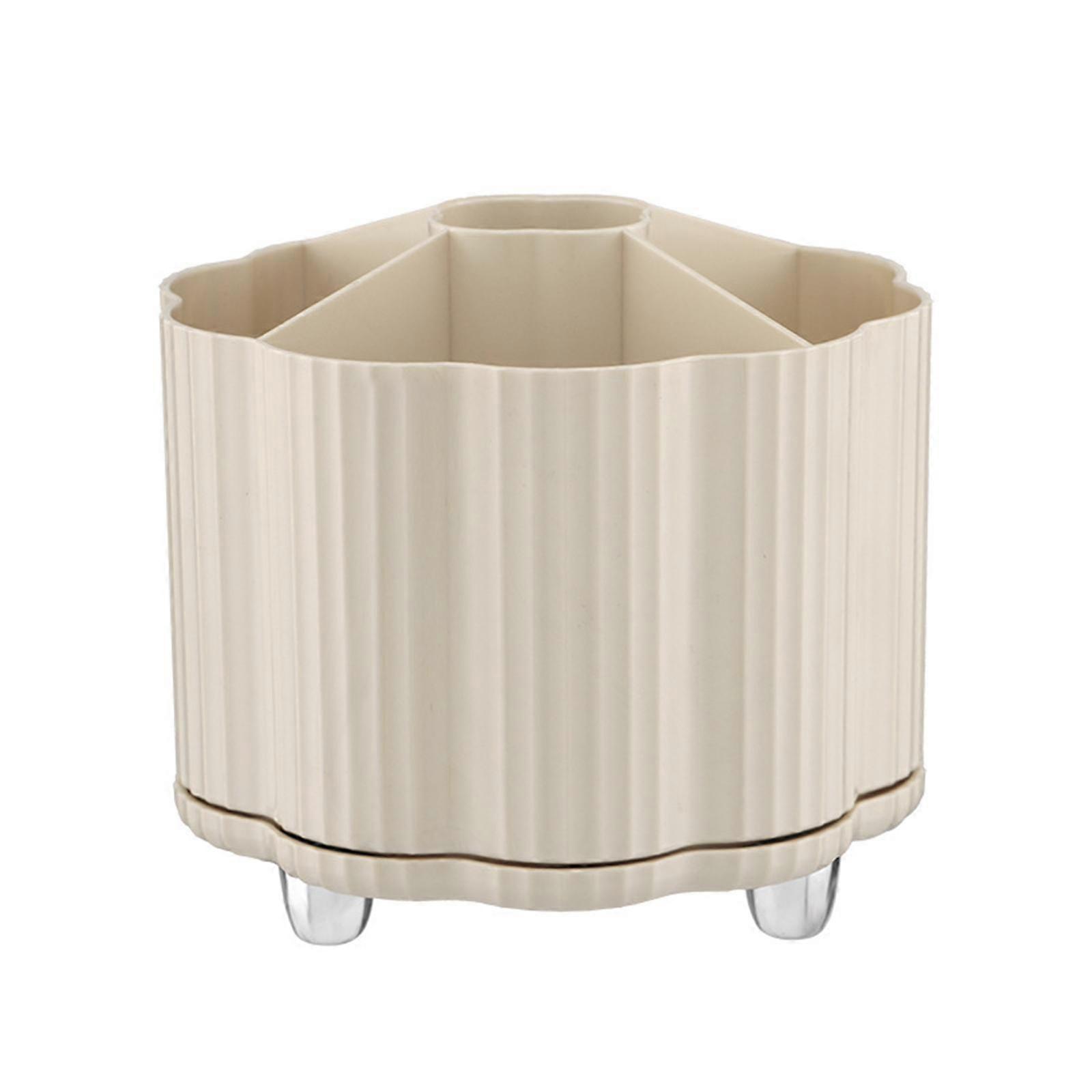 360 درجة الدورية فرشاة ماكياج حامل صندوق تخزين مستحضرات التجميل منظم ل