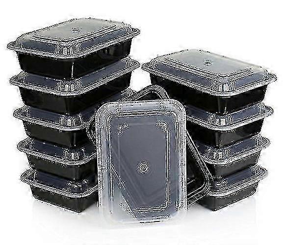 10 Pack Premium Stackable Microwaveable Reusable Lunch Boxes Food Containers Suitable for Various Brands