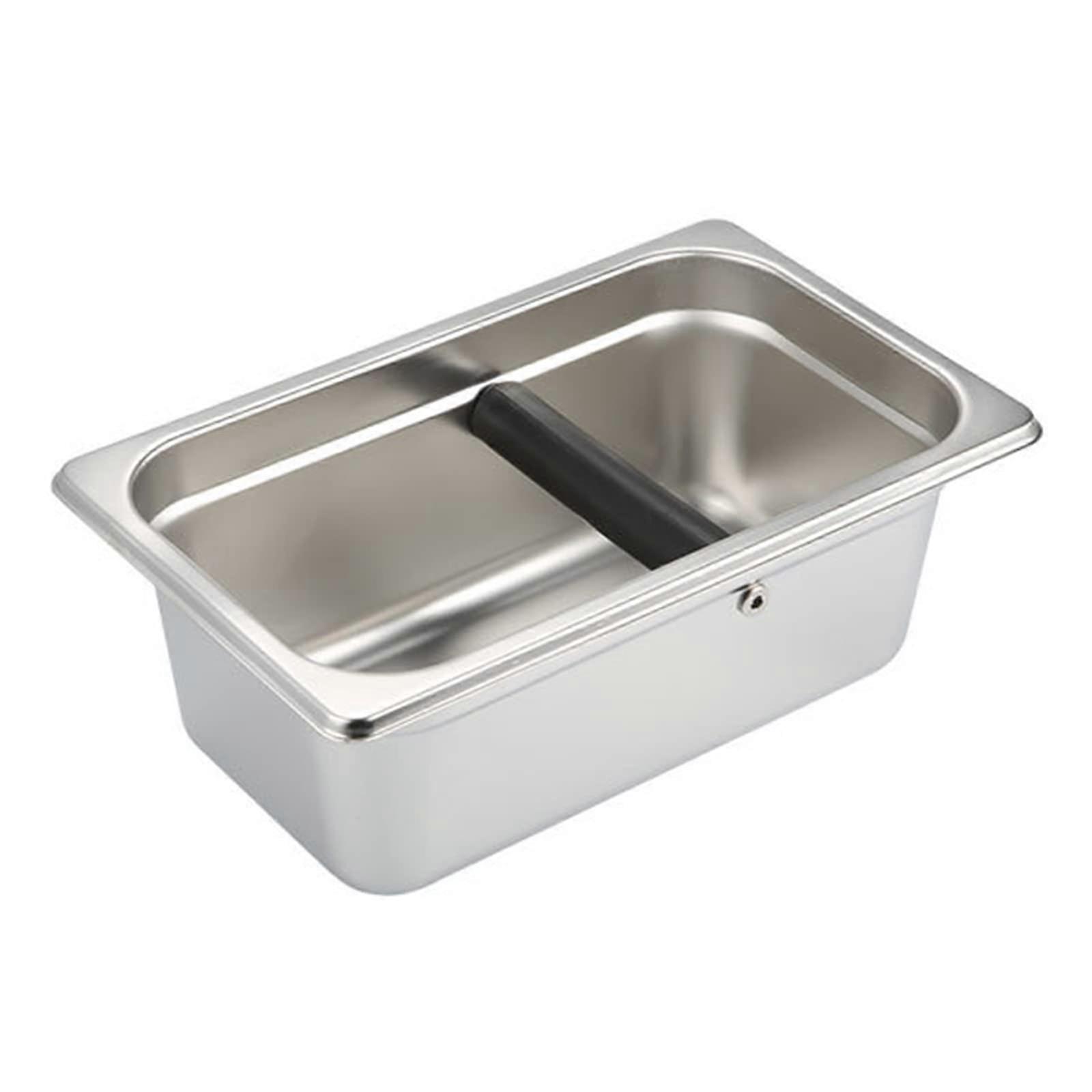Edelstahl Espressobox builtin container for coffee ground espresso grinding container waste container