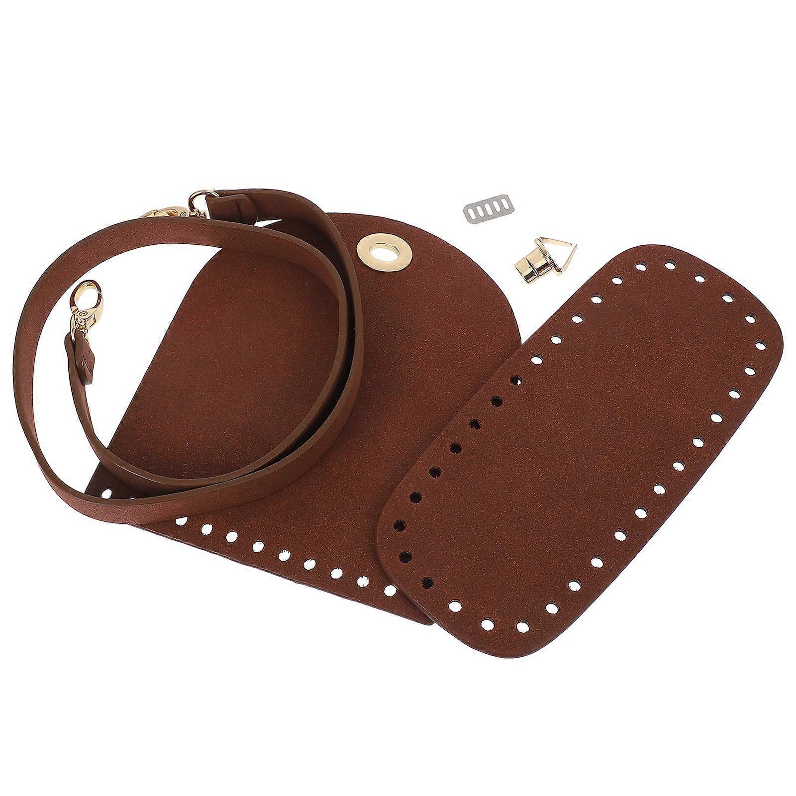 PU Crochet Handbag Making Kit – Versatile Sewing Supplies for Unique Shoulder Bags, Easy Cleaning, Includes All Accessories for Everyday Use, Travel