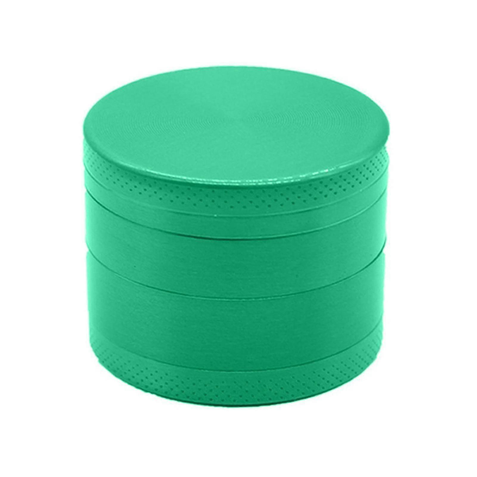 4-Layer Herb Grinder with Strong Seal & Sharp Teeth, 50mm Green