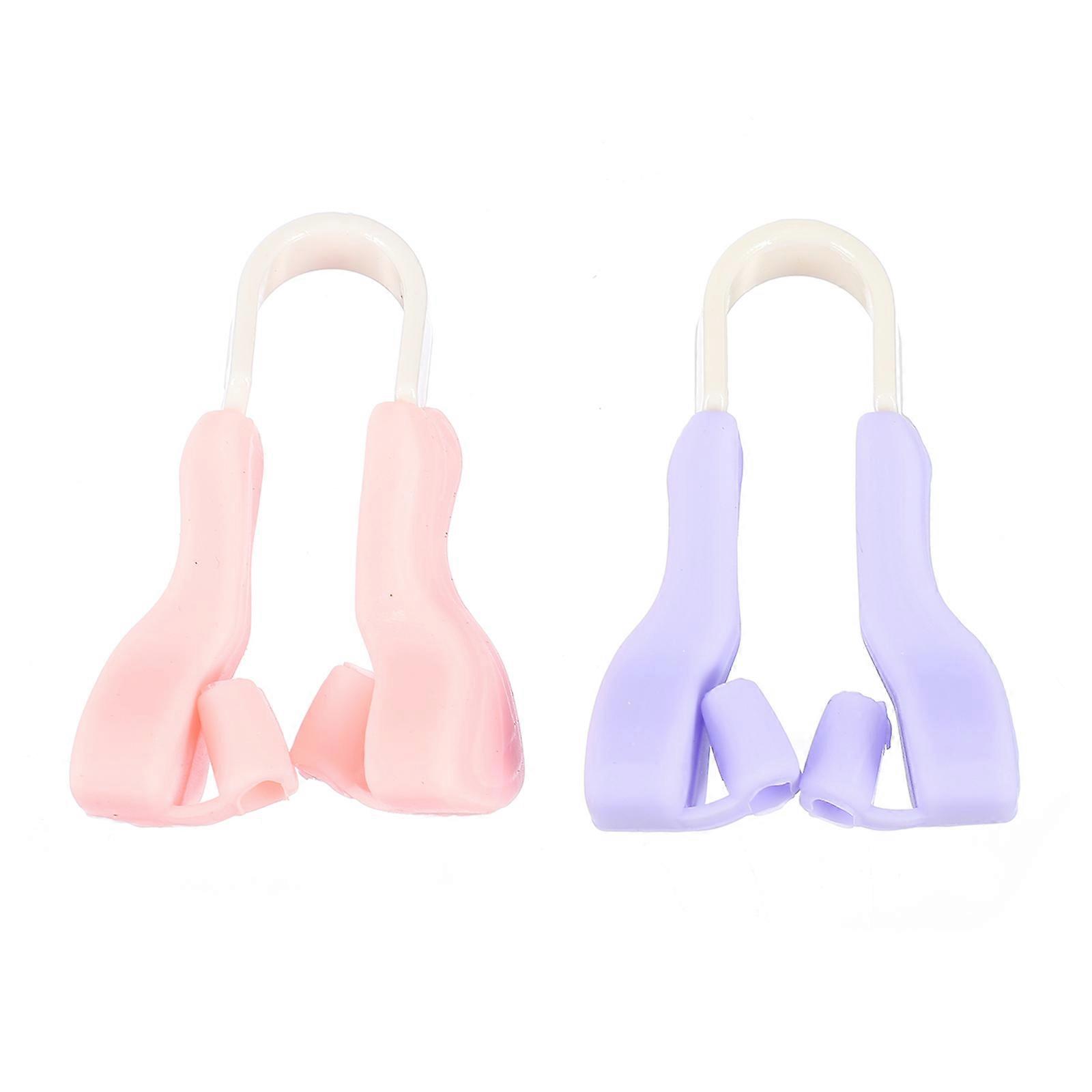 Nose Shaper Clip, 2pcs Nose Bridge Booster Nose Plugs Without Surgery Beauty Tool Nose Up Device Nose Shaper Clip Nose Tool Nose Slimming Device Nose