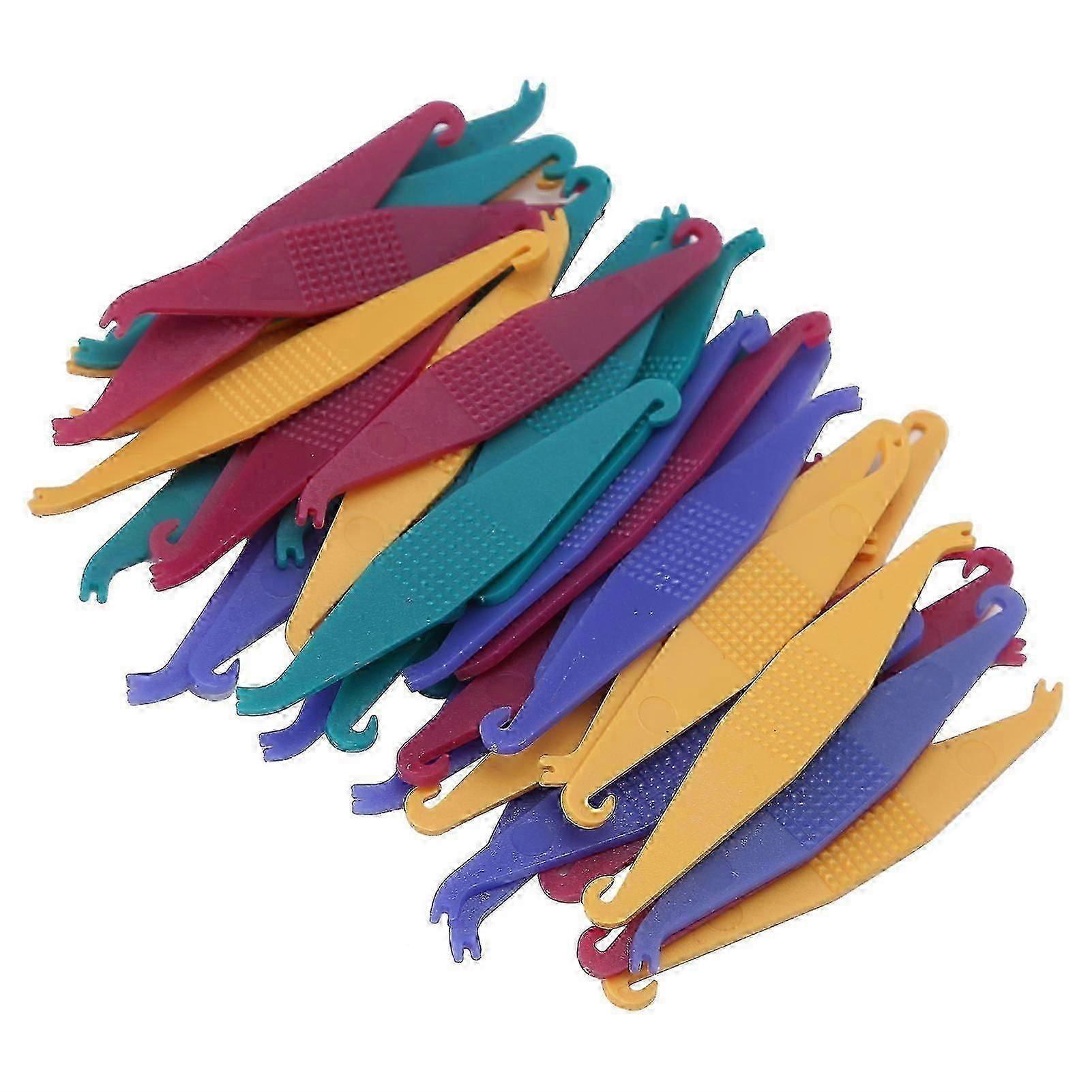 40pcs Elastici dentali Placers Denti dentali ortodontici Elastico in plastica Elastico Elastico Elastico Fascia Placers