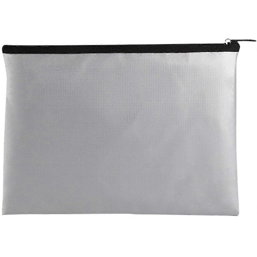 Fireproof and Waterproof File Bag Adults Safe Document Storage Fiber Cloth Silica Gel Glass Fiber Cloth 1Set