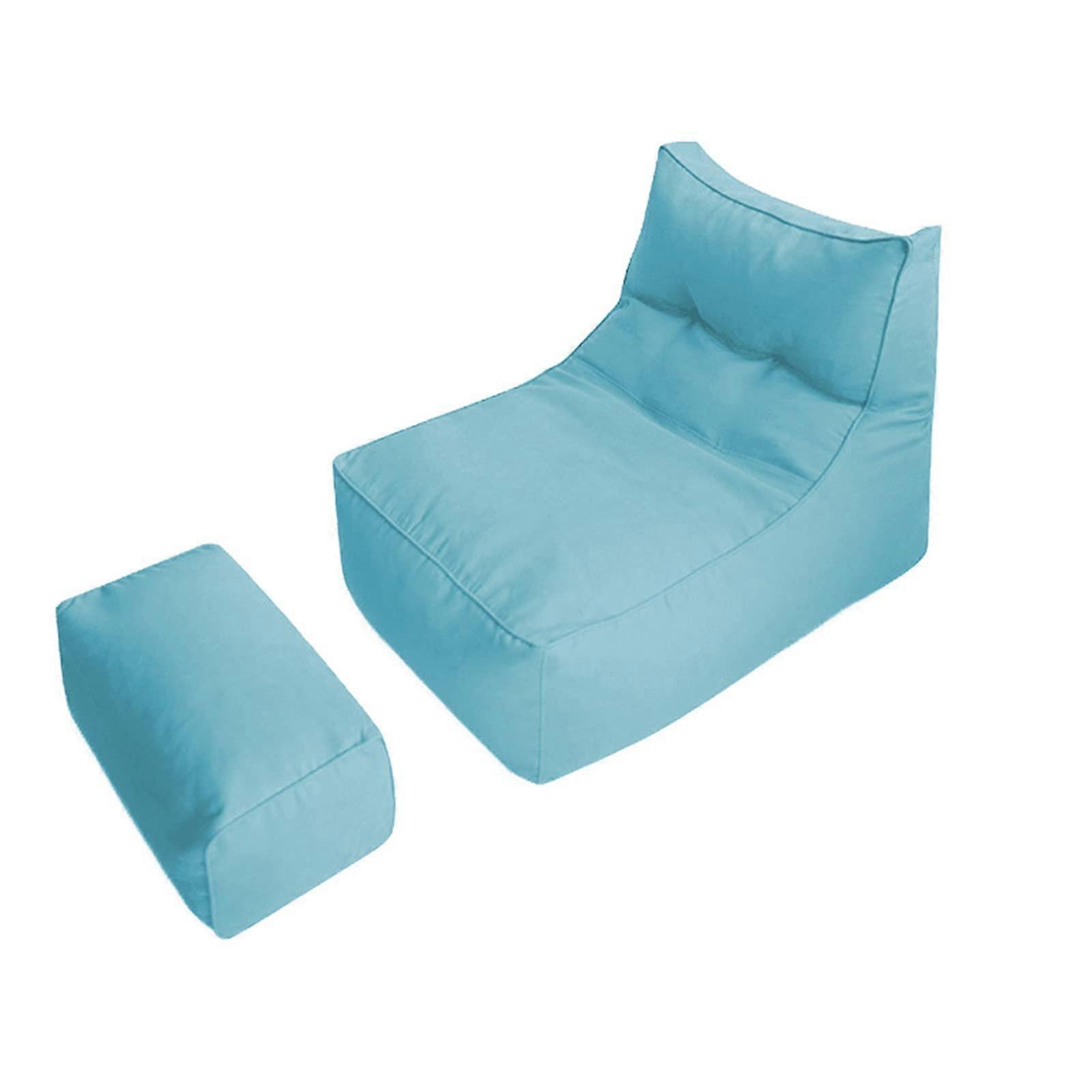 SitzsackBezug, Birnenbezug, Bezug fr Lazy Sofa, Fußhocker, Himmelblau