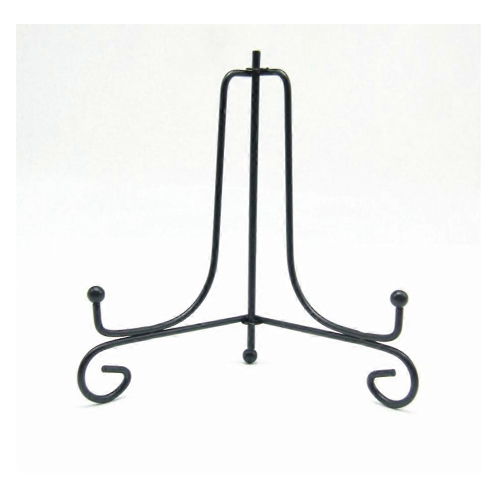 Platter Stands For Display Curved Leg Design Bending Style Iron Material Home Use 5 Inch 2Pack
