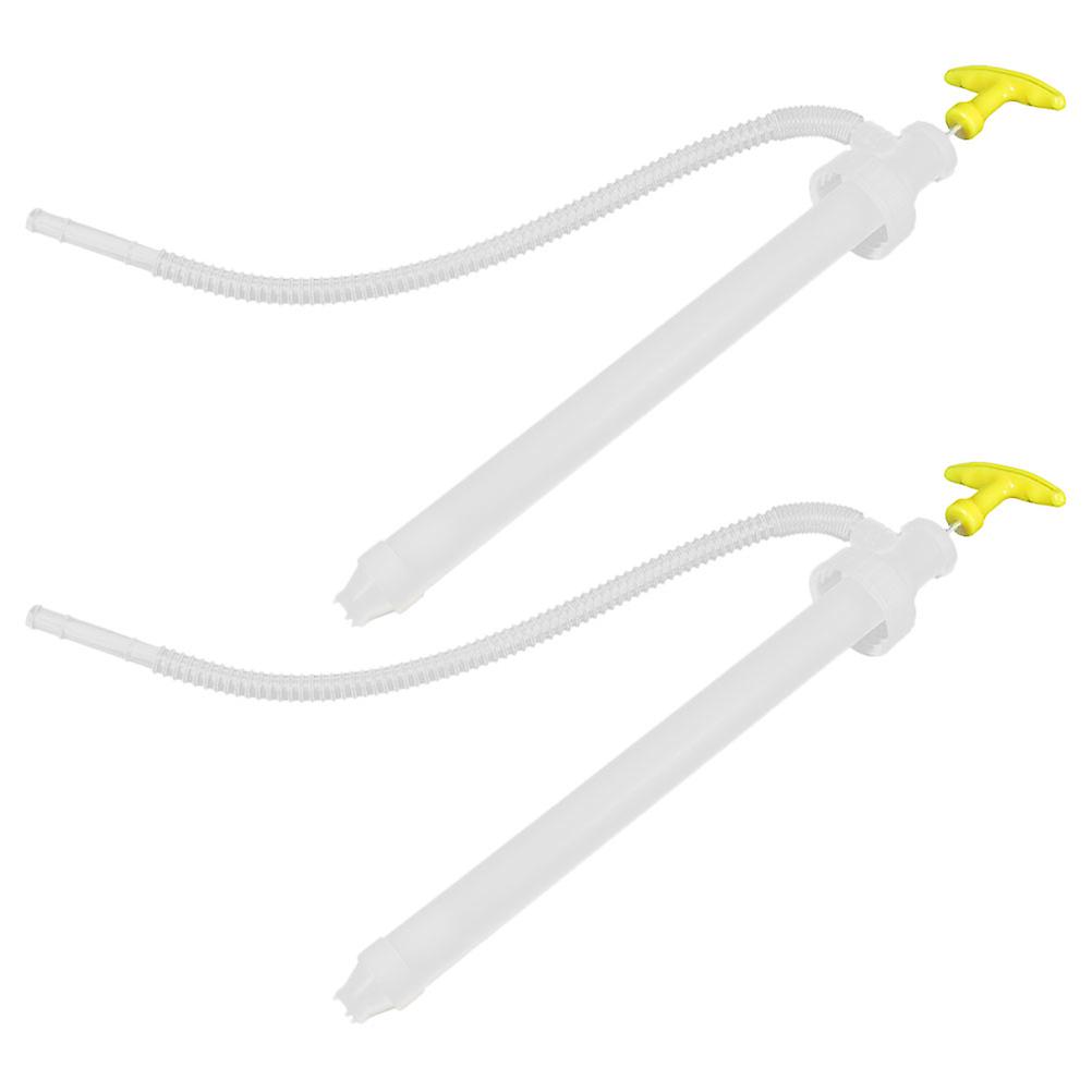Handheld Gas Transfer Pump Cylindrical Shape White Color 2Pcs