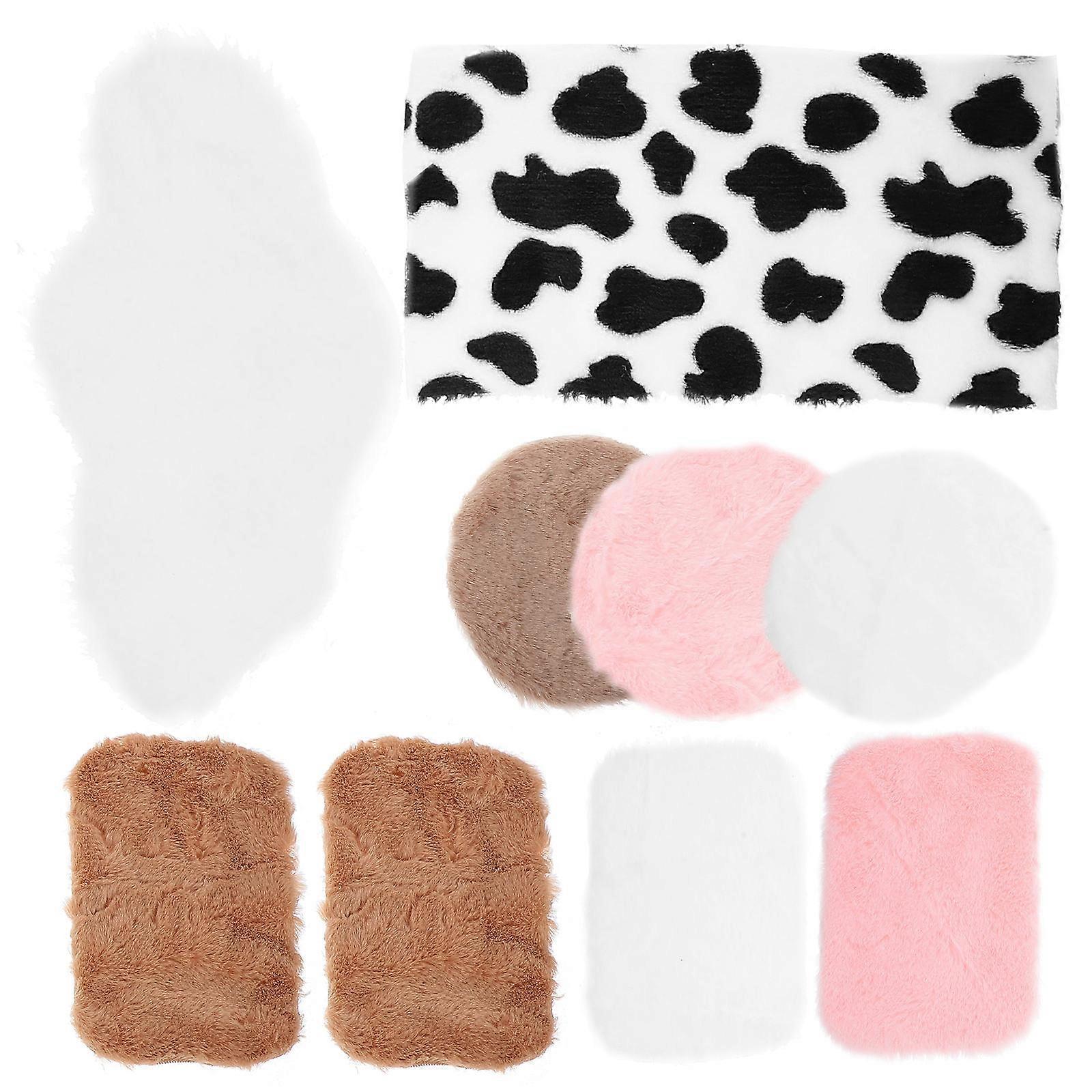 Tiny Rug Mini House Decoration Fashionable Style 9Pcs