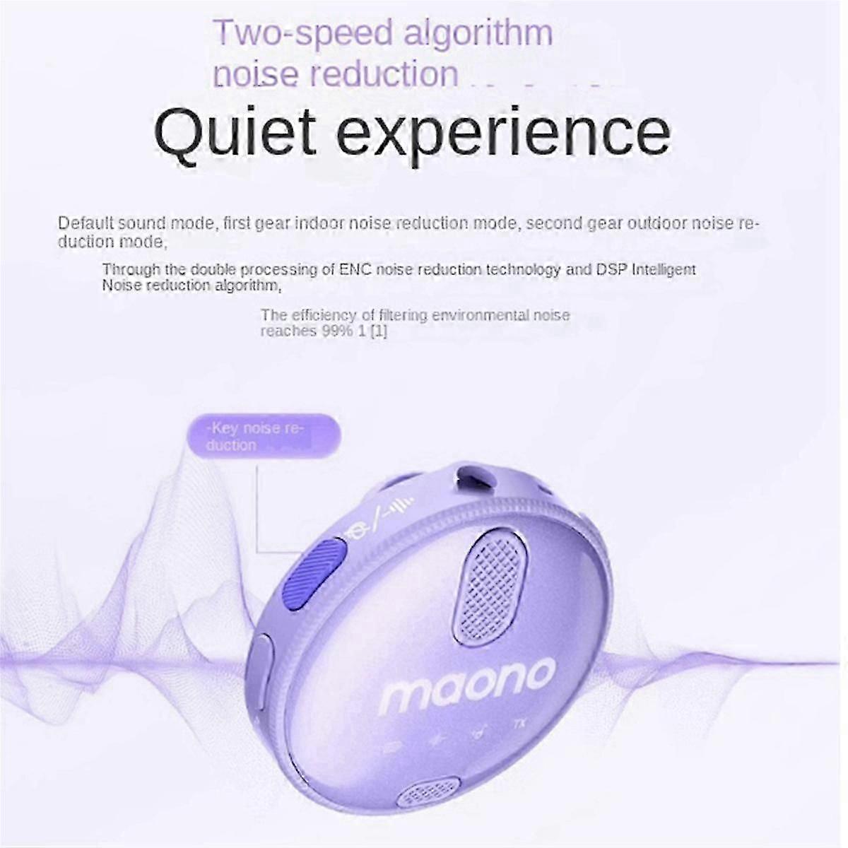 WM620 Phone Wireless Lapel Microphone Noise Reduction and Improve the Sound Quality Receiving Purp