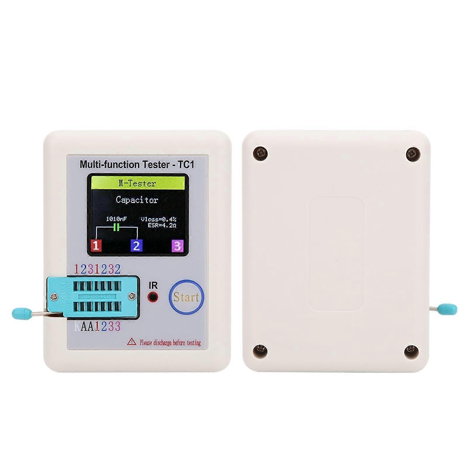 Transistor Tester 1.8 Inch TFT Screen Infrared Waveform Detection NPN PNP with Diodes