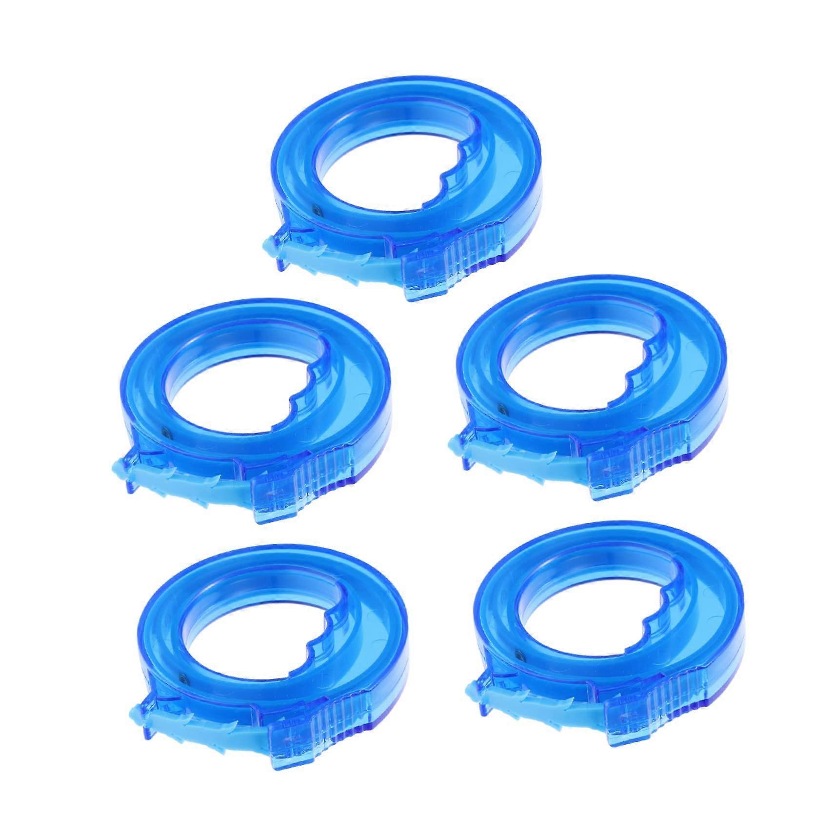 5 Pcs Universal Pipe Cleaner Tool Set, Blue Drain Clog Remover for Sink Cleaning, Durable and Effective Cleaning Solution