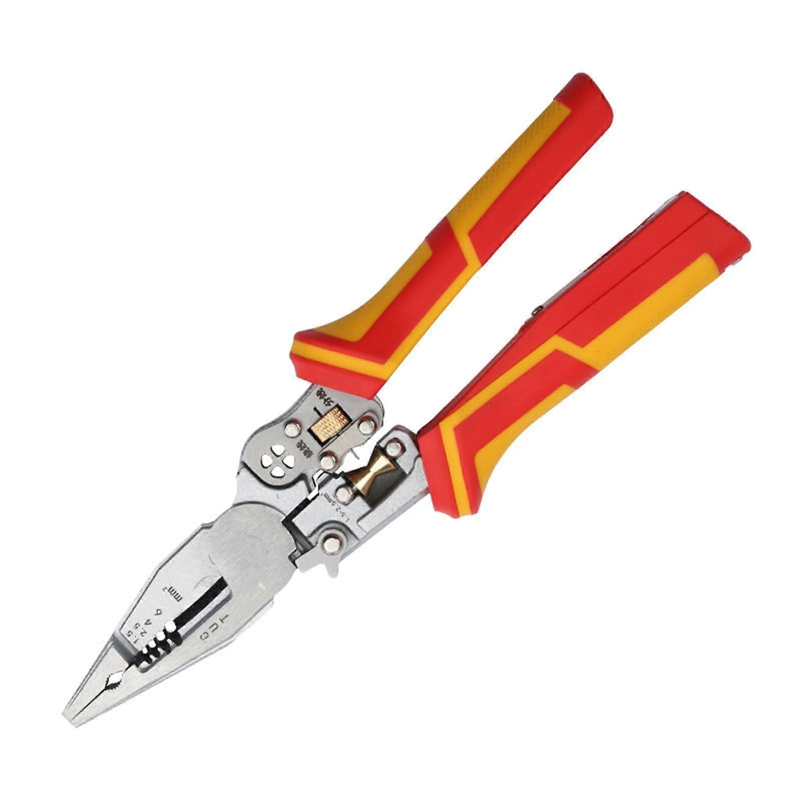 Wire Stripper with Voltage Tester and Cable Cutter, Features Crimping Tool for Optimal Wire Stripping and Cutting