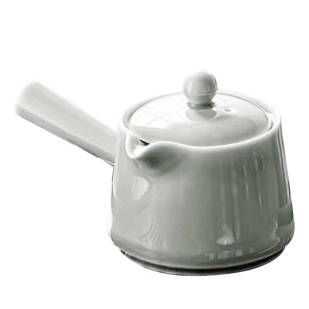 Simple Design Teapot Porcelain Tea Pots Home Use 5.4X3.5X3.1in Ergonomic Handle 1Pc