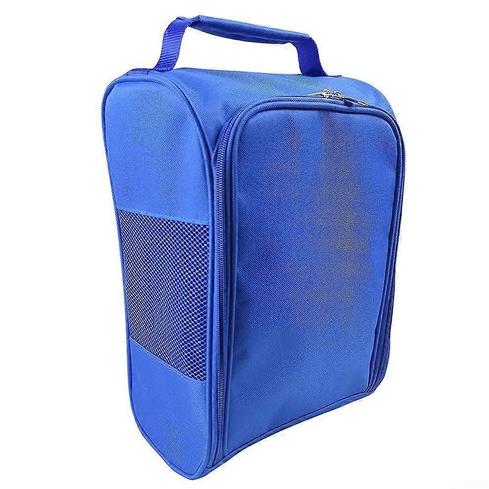 Compact and yet spacious storage bag for golf shoes, ideal for transporting shoes to the golf course or to the range, blue Ref: 4629