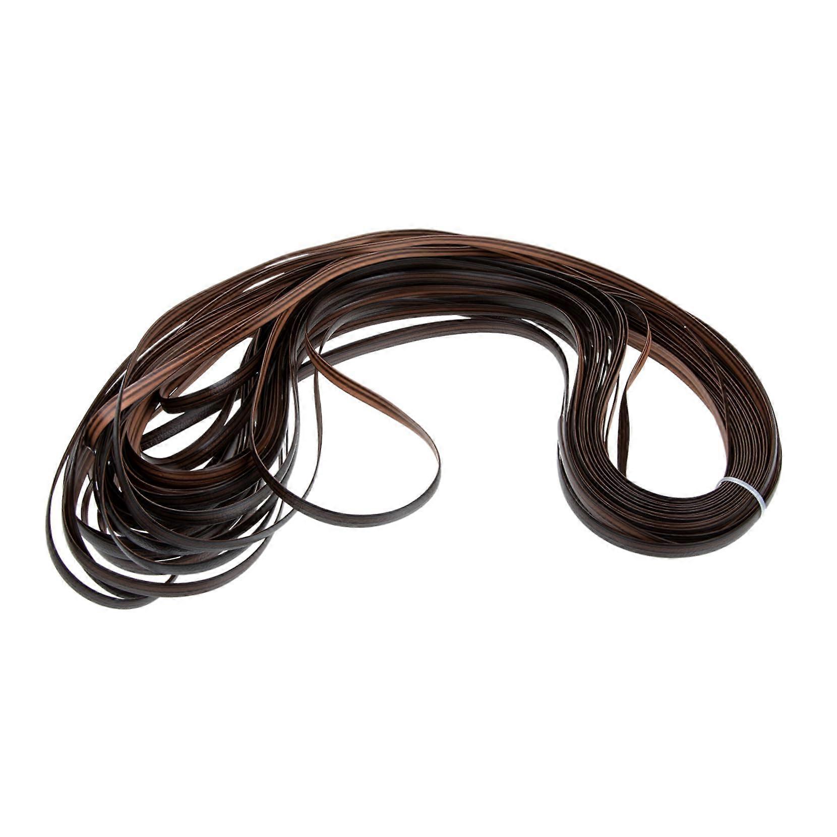 Natural rattan weaving material for 1 roll of PE faux furniture tape, basket weave kit, easy to clean, versatile, coffee