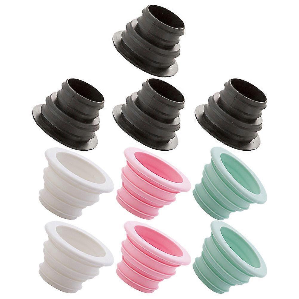 Drain Seal TPR Plugs Bathroom Use 6X6X3.7CM 10Pcs