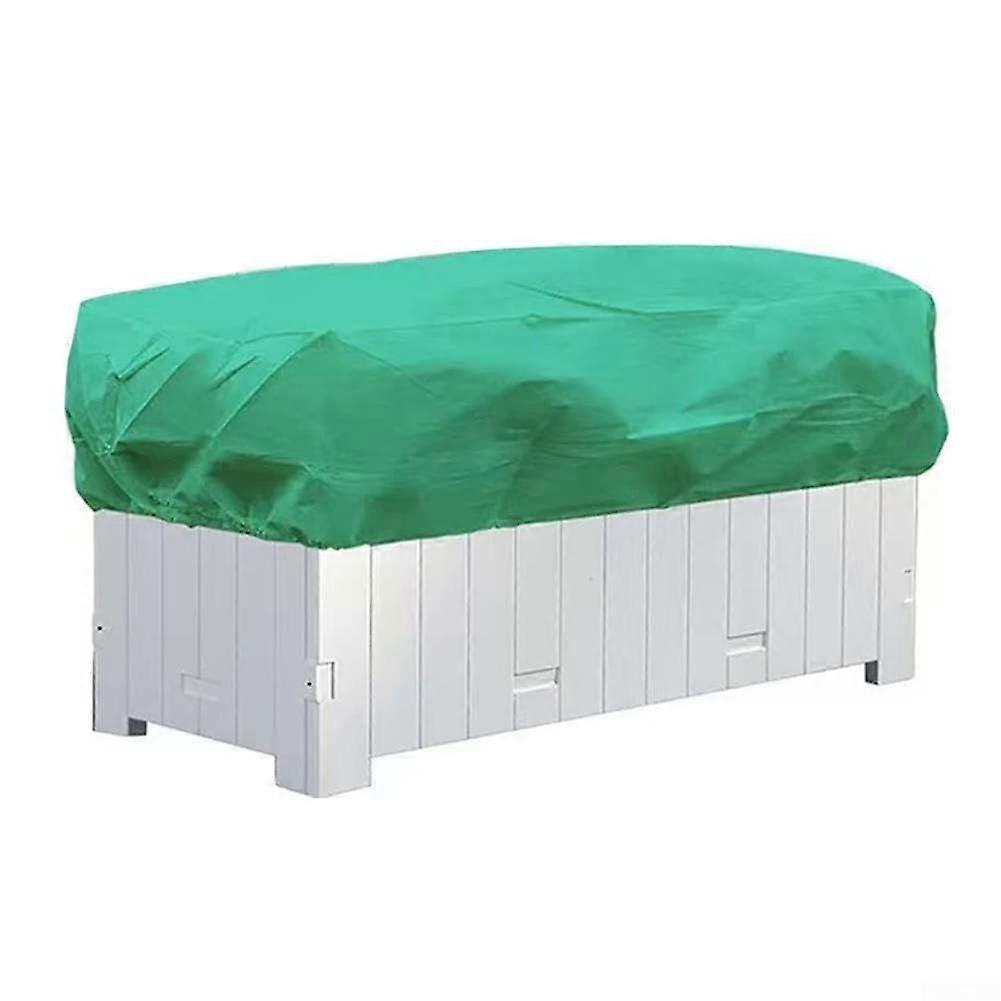 For winter protection for rectangular planters fleece covers (is green) Is green