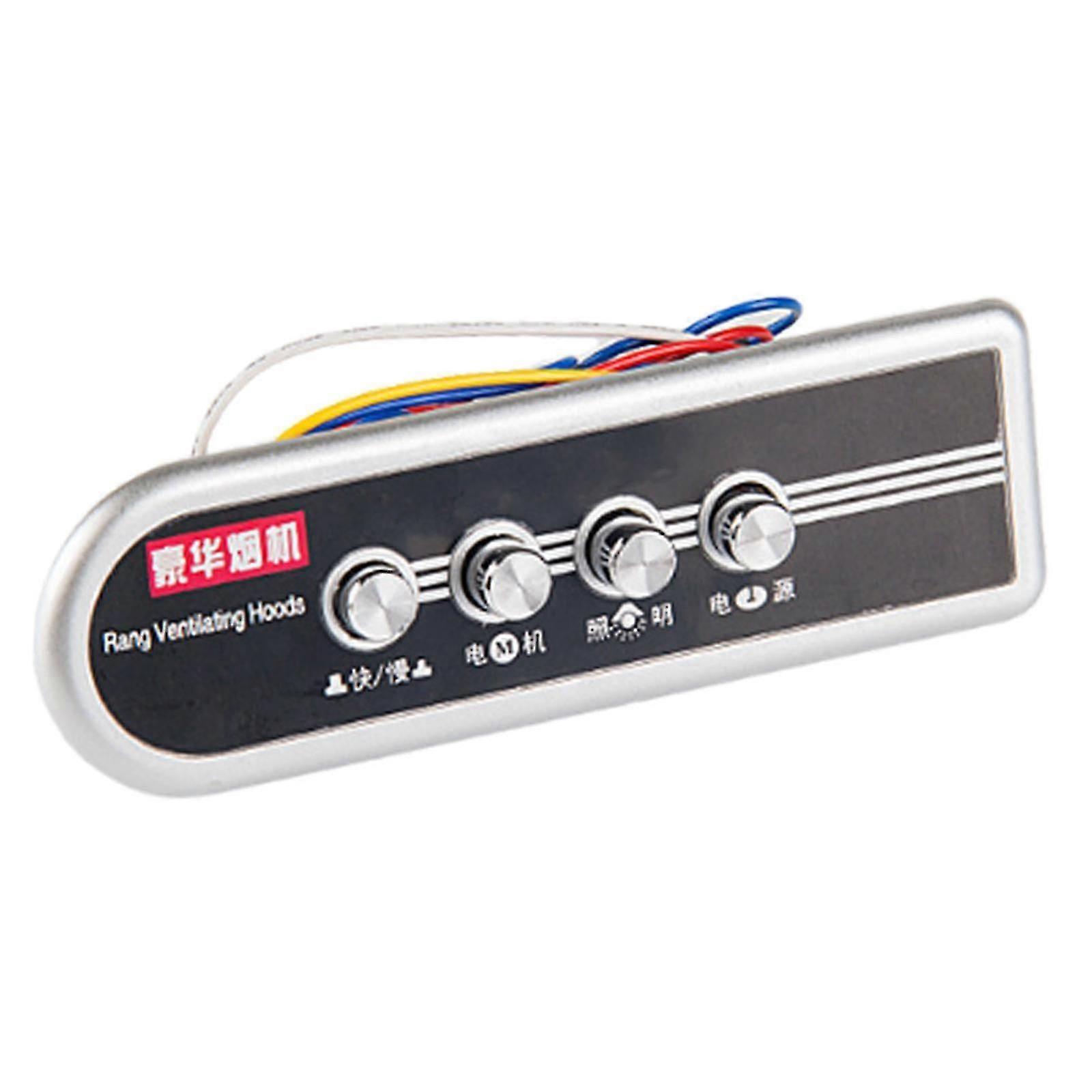 Universal Pushbutton Switch for Range Hood Replacement, Dimensions 16cm x 4cm