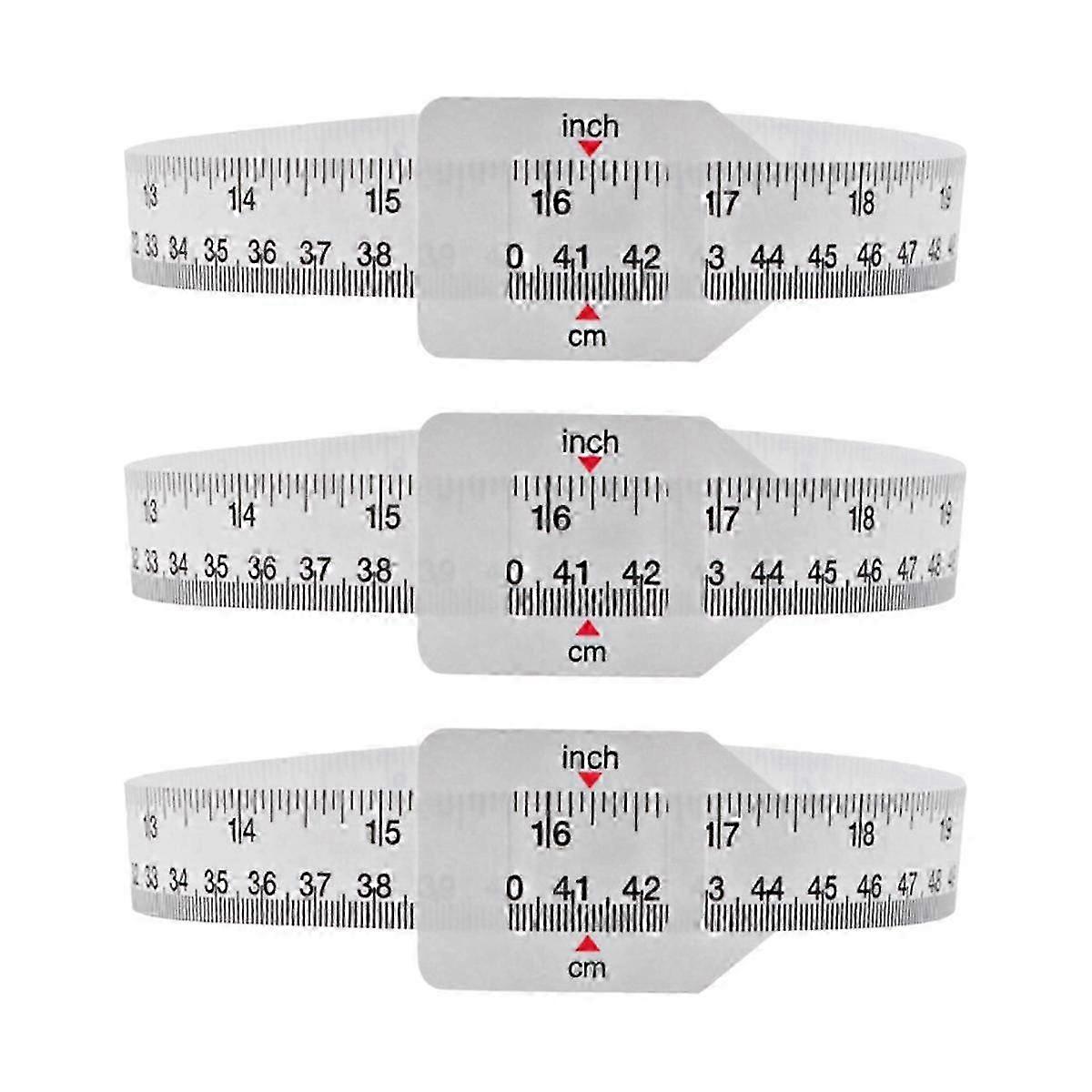 3-Pack Width Measurer for Measuring Circumference of Cups, Mugs, Glass Jars, and Drinking Glasses