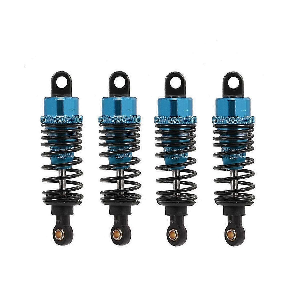 4Pcs Metal Damper for Compatible Models 1/10 RC Car Upgrade Parts, Blue