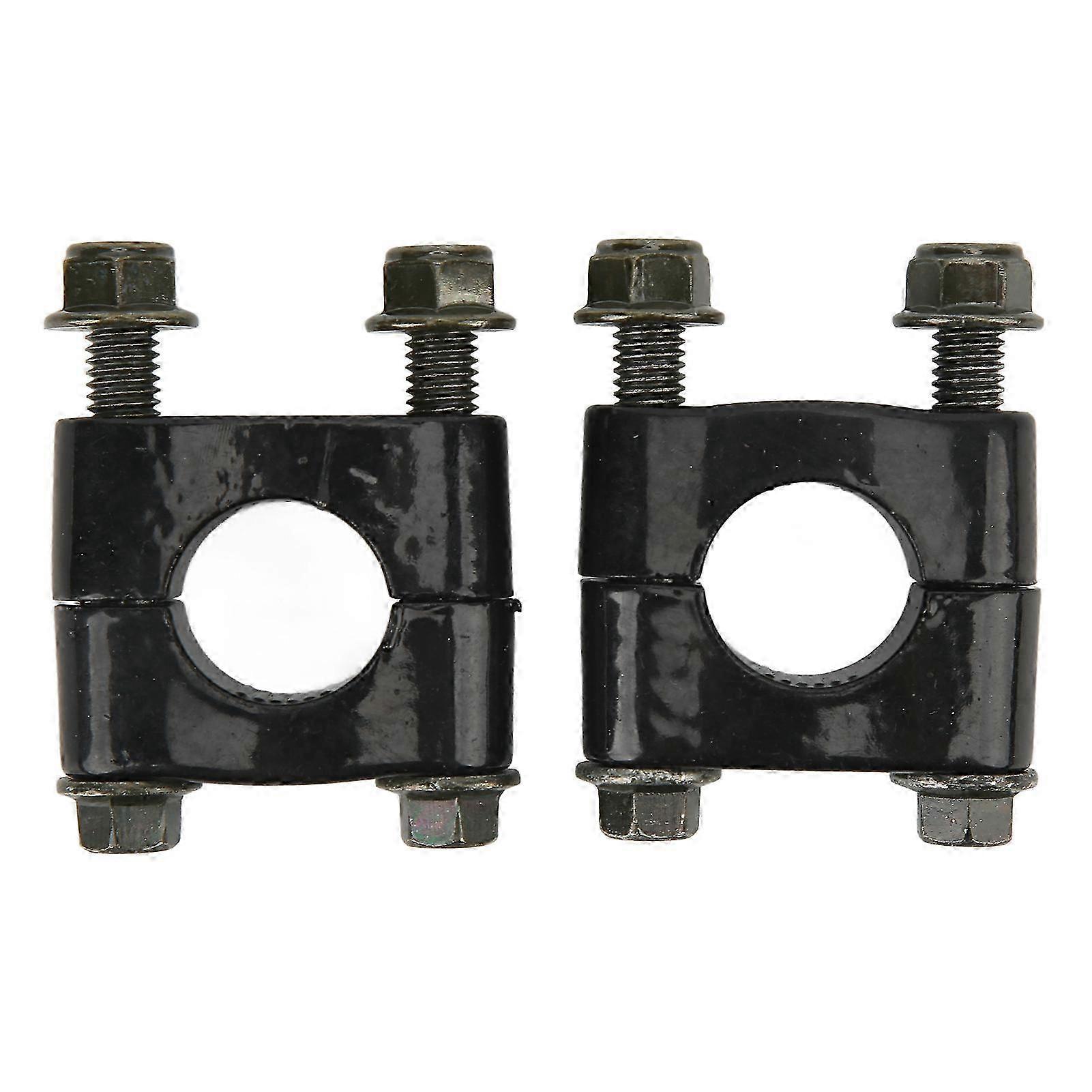 1 Pair 22mm Universal Handlebar Riser Clamp Single Hole Mount Clamp for Motorcycles