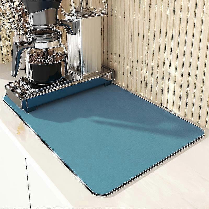 Super Absorbent Rubber Dish Drying Mat for Tableware and Kitchen Dinnerware