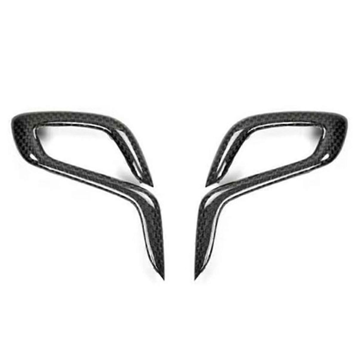 Echte koolstofvezel auto versnellingspookknop afdekking accessoires