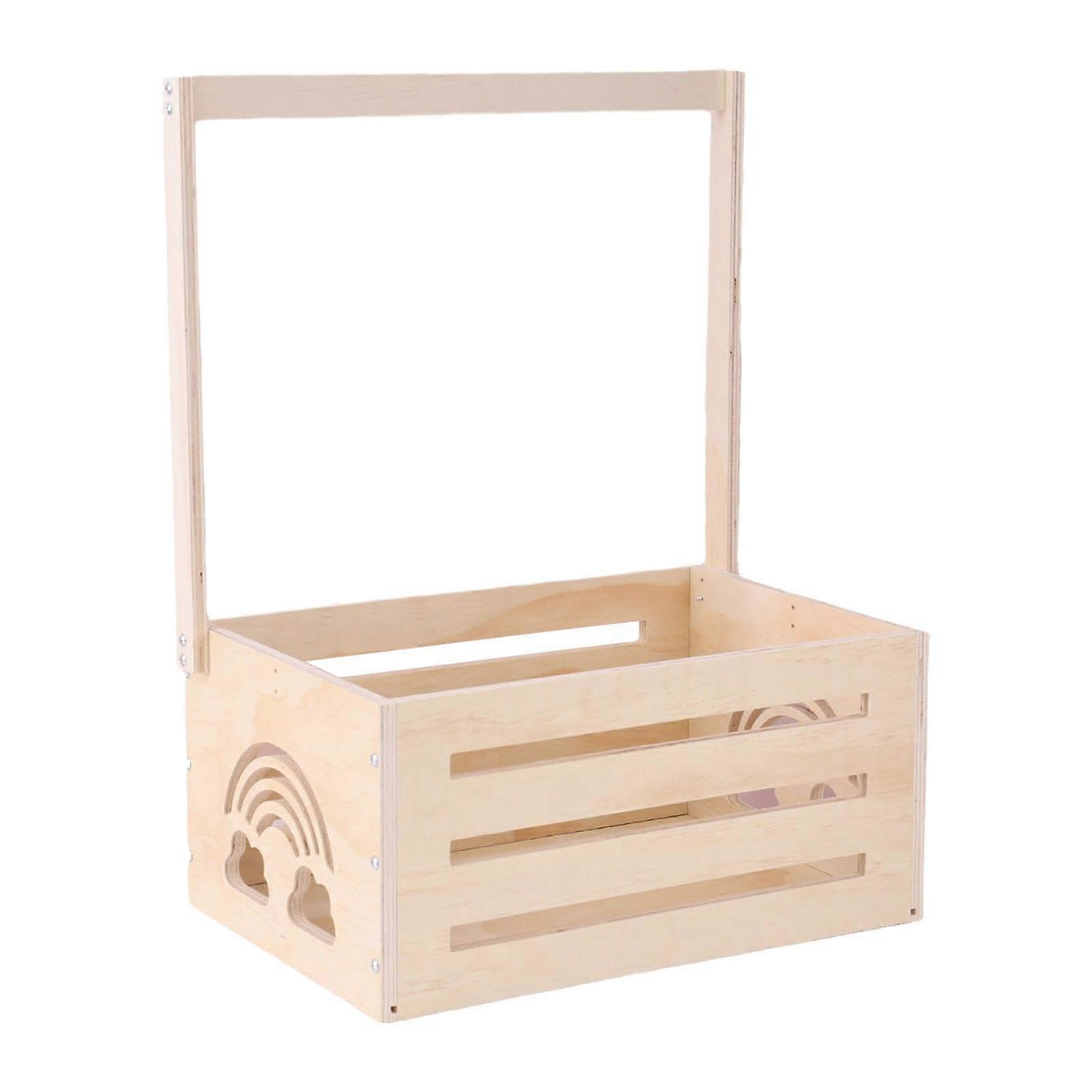 Wooden Wardrobe for Toddlers Shower - Shower Cabinet with Handles, Clothes Rack, Clothes Basket, Nursing Essential