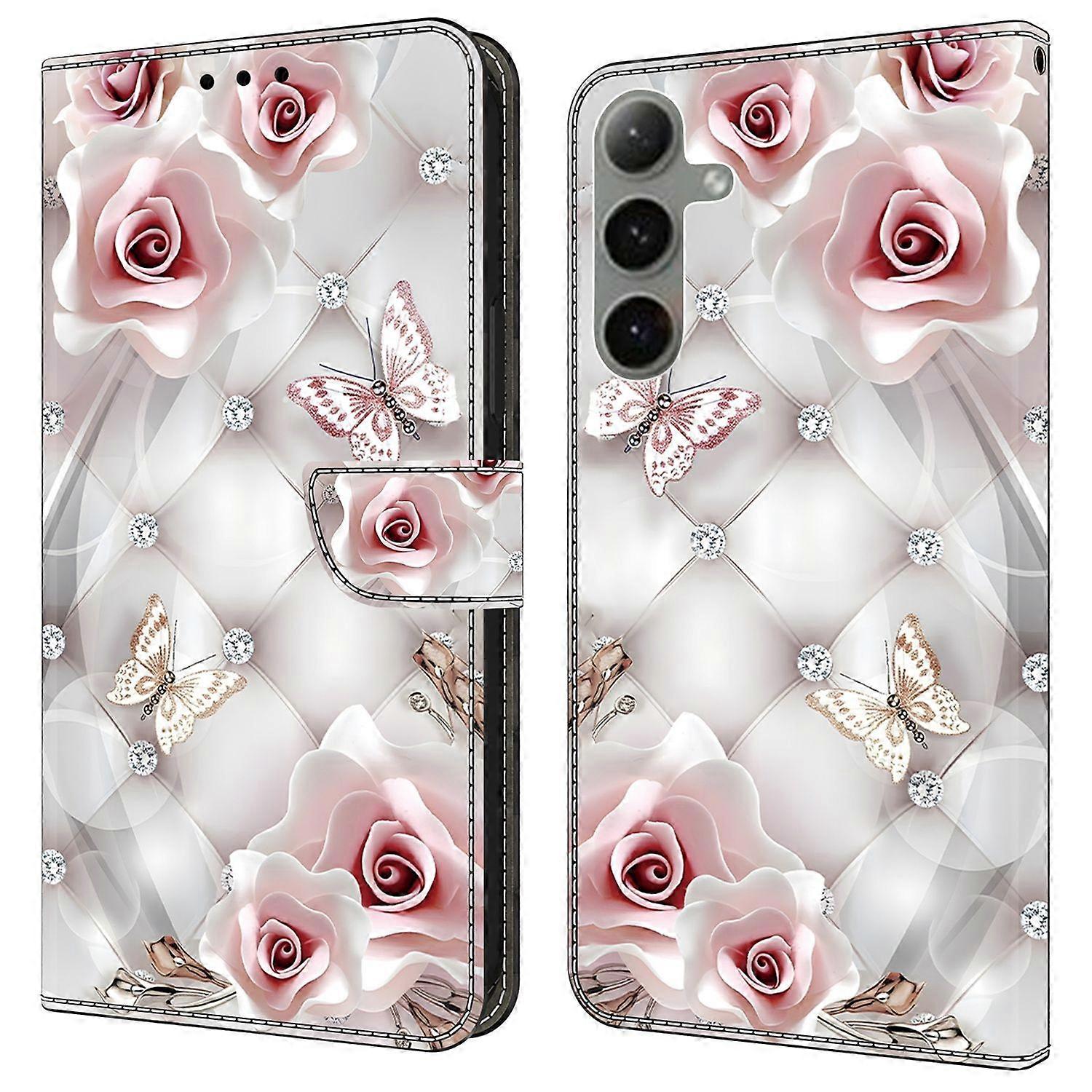 For Samsung Galaxy S25+(Plus)/ S24+(Plus) Leather Case Pattern Printing Wallet Stand Anti Drop Phone