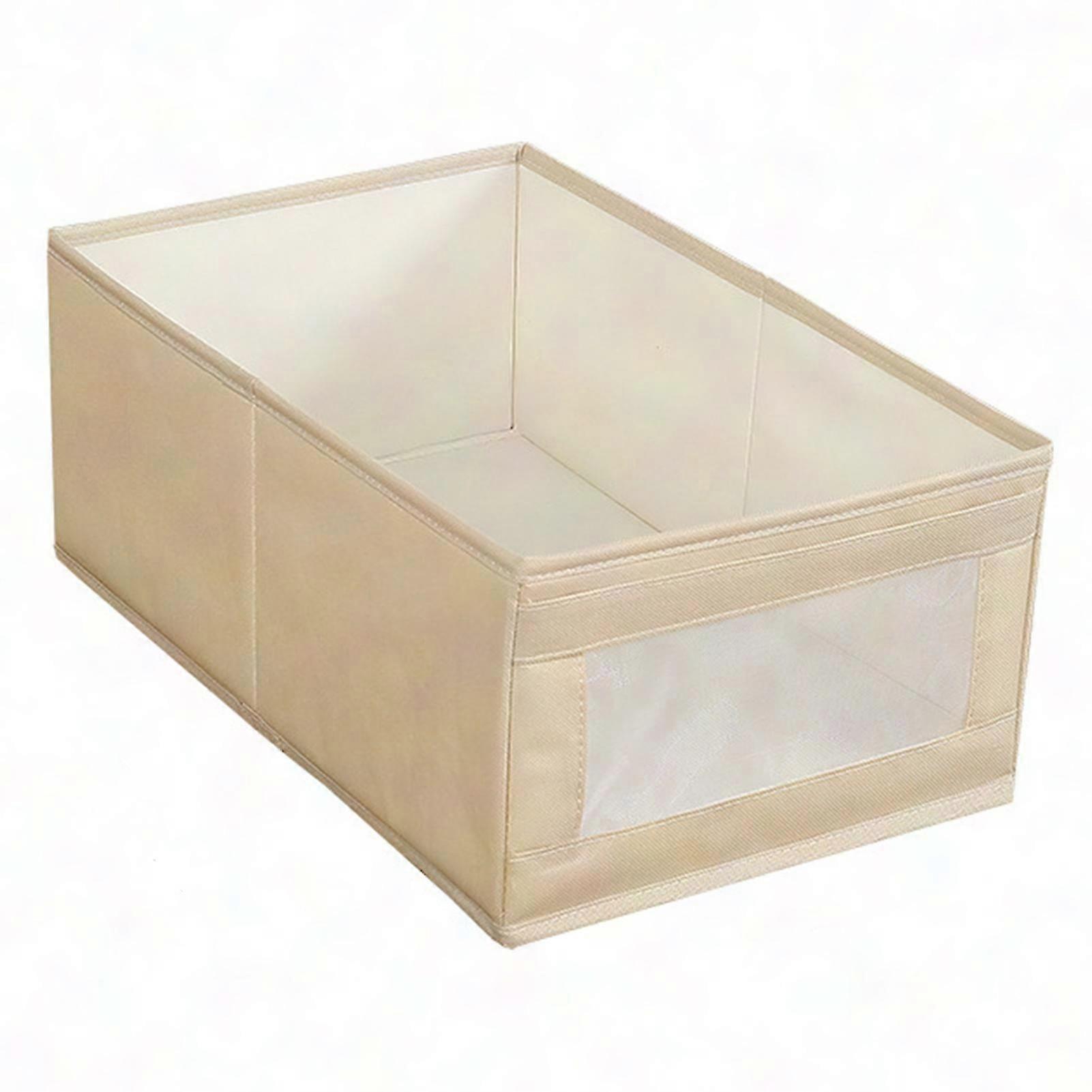 مكعبات تخزين قابلة للطي مع مقابض للملابس والجينز والملابس الداخلية ومنظم السراويل
