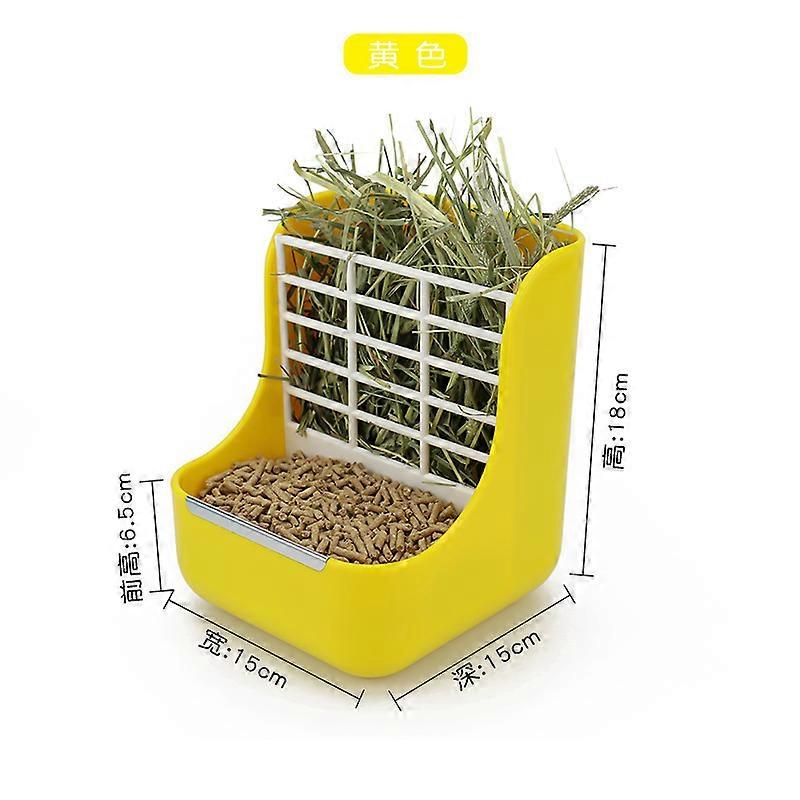 2 In 1 Food Hay Feeder For Guinea Pig, Rabbit Feeder, Indoor Hay Feeder For Guinea Pig, Rabbit, Chinchilla (style 2)