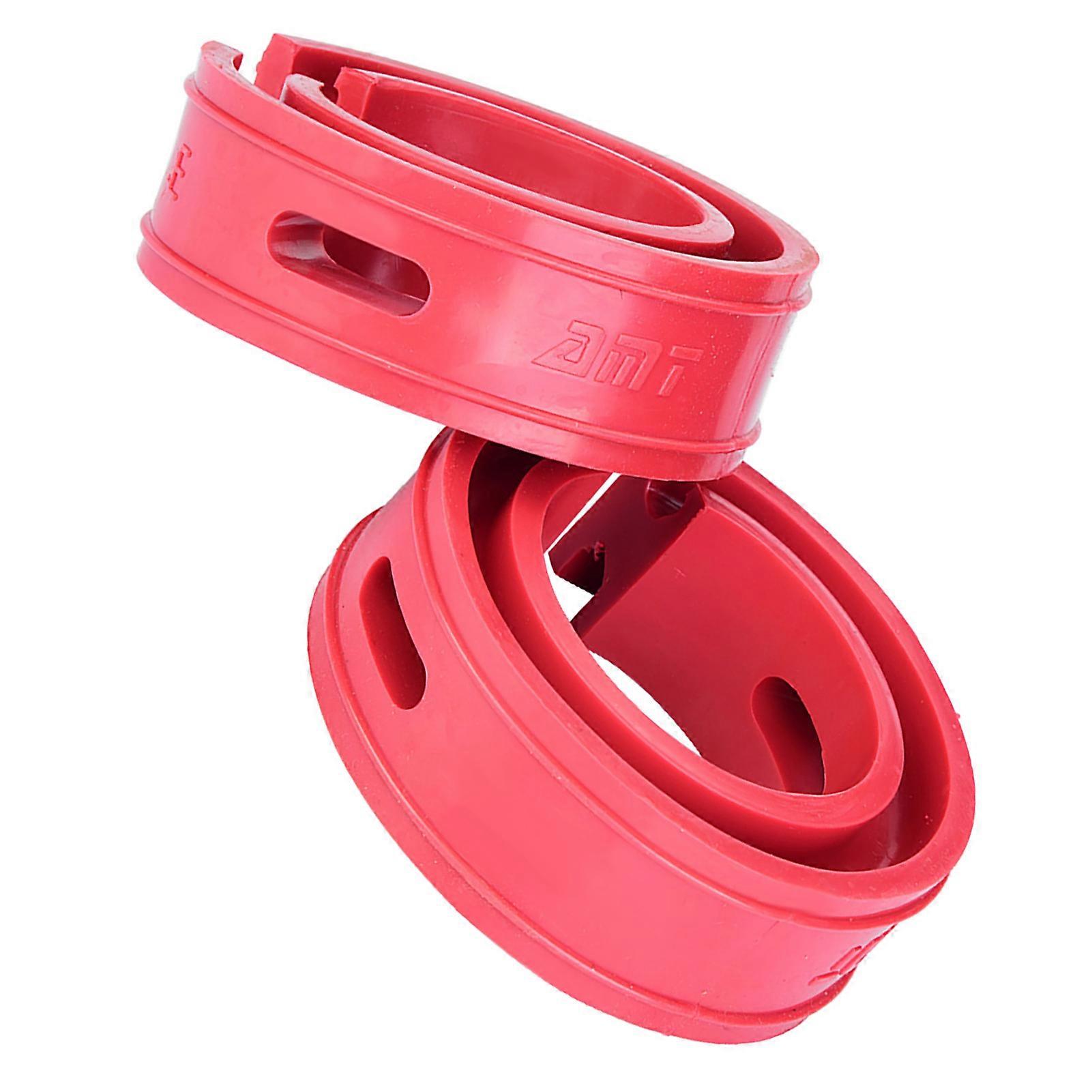 2pc Red Car Shock Absorber Buffer Spring Bumper Cushion Type D