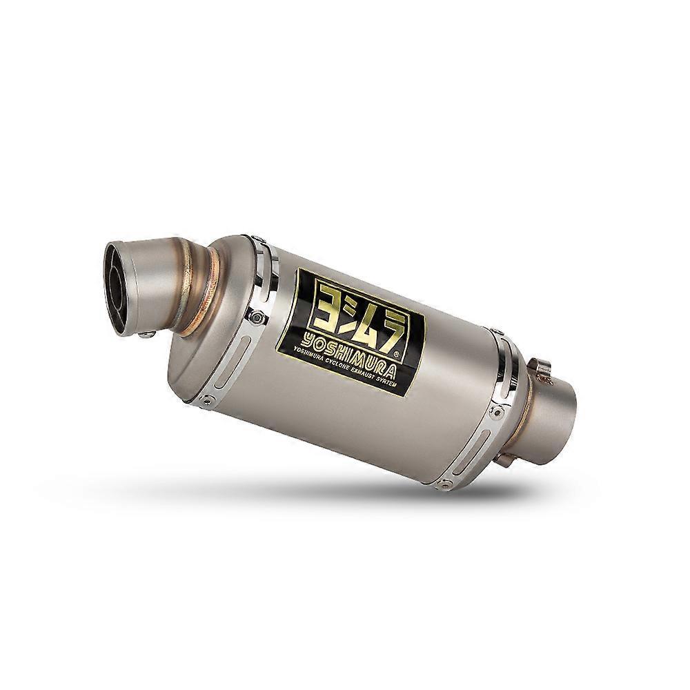 51mmユニバーサルオートバイヨシムラエキゾーストマフラーエスケープ310 370 440mmパイプ100cc-1000cc ATV GPスクーターfz6 pcx125用