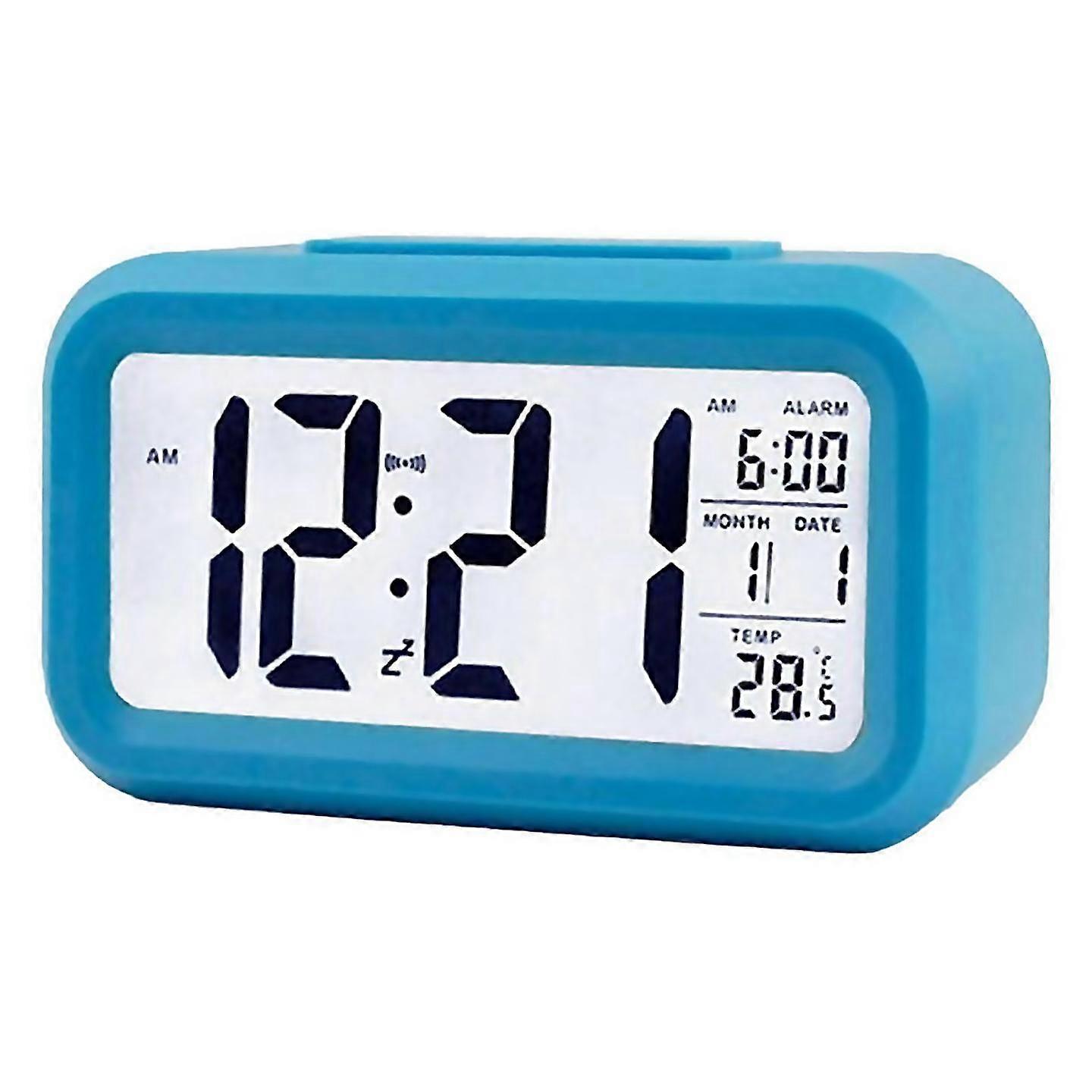 For Led Digital Alarm Clock Snooze Electronic Alarm Clock Home Deco Blue