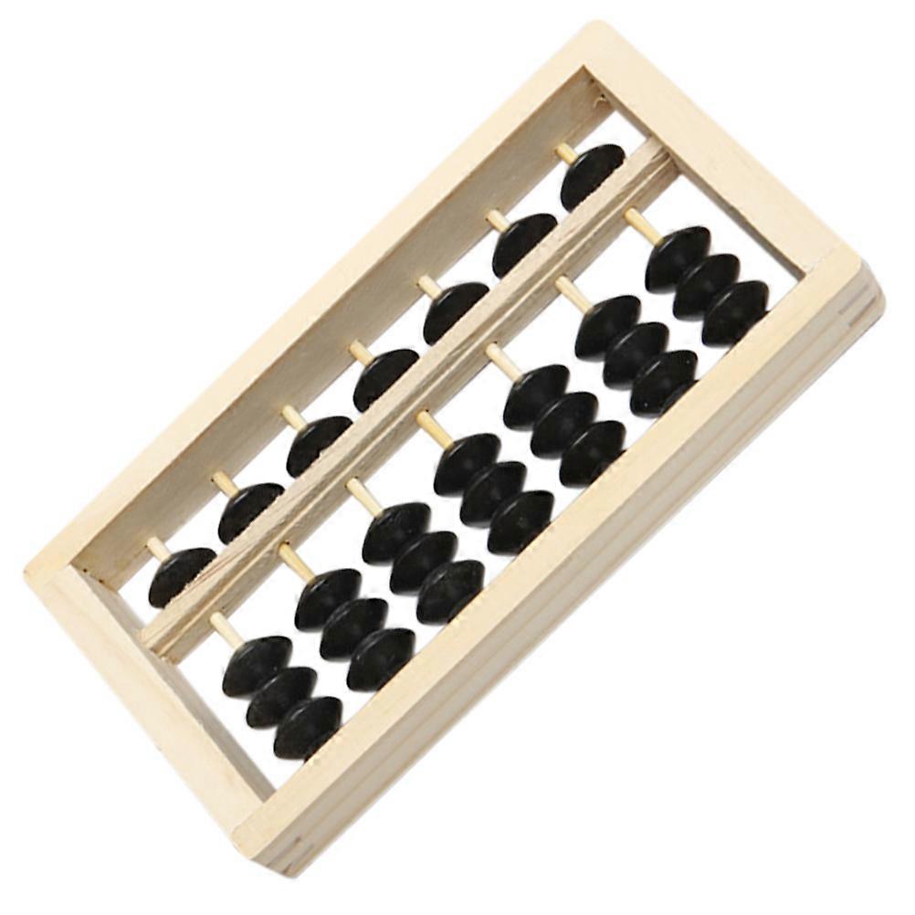 Μίνι εκπαιδευτική χρήση στολιδιών Abacus διακόσμησης άβακα ξύλινη για τους δασκάλους 1Pc