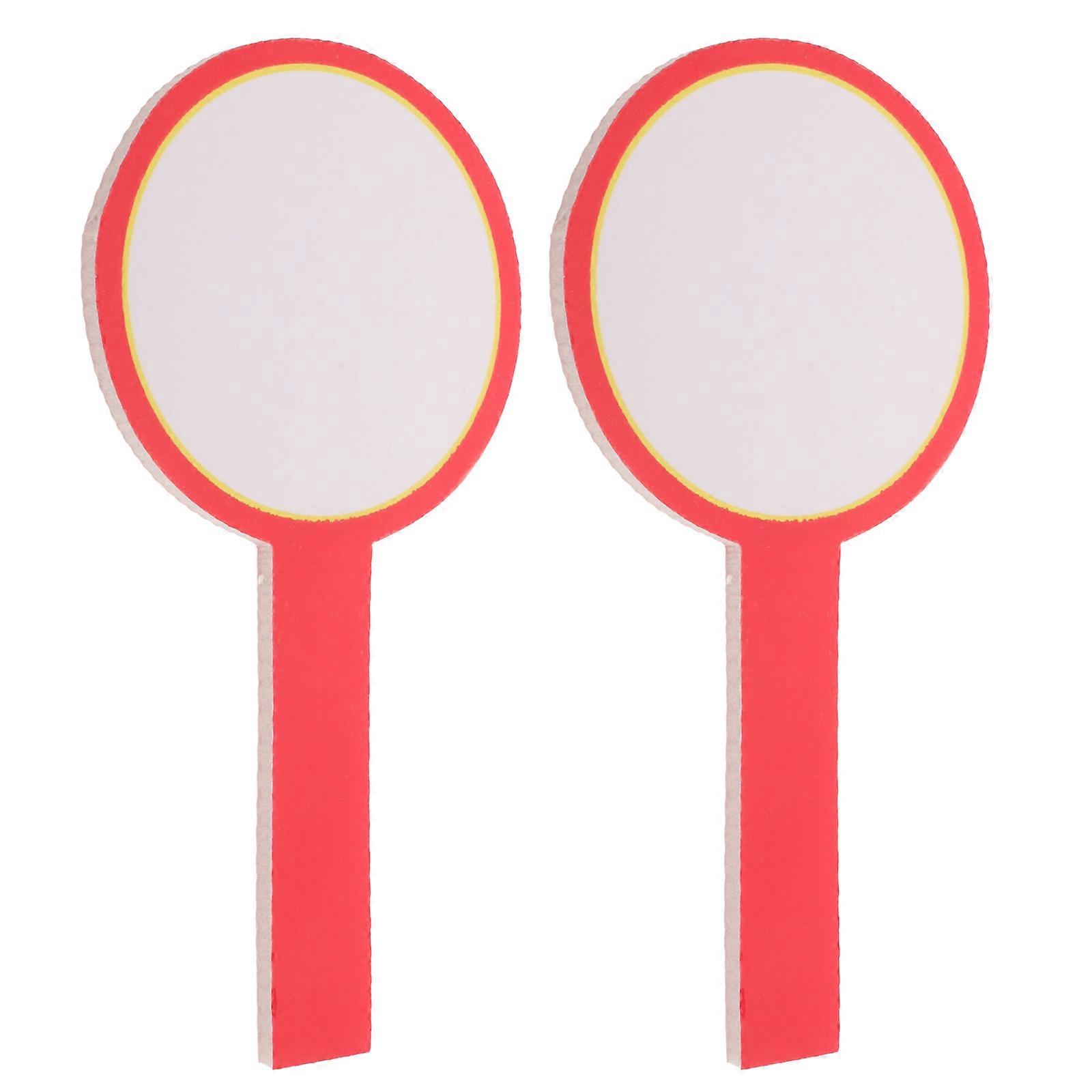 Handheld Dry Erase Scoreboard Paddle Double Sided Writable Whiteboard Score Cards for Competitions Easy to Clean Durable Design for Judges and