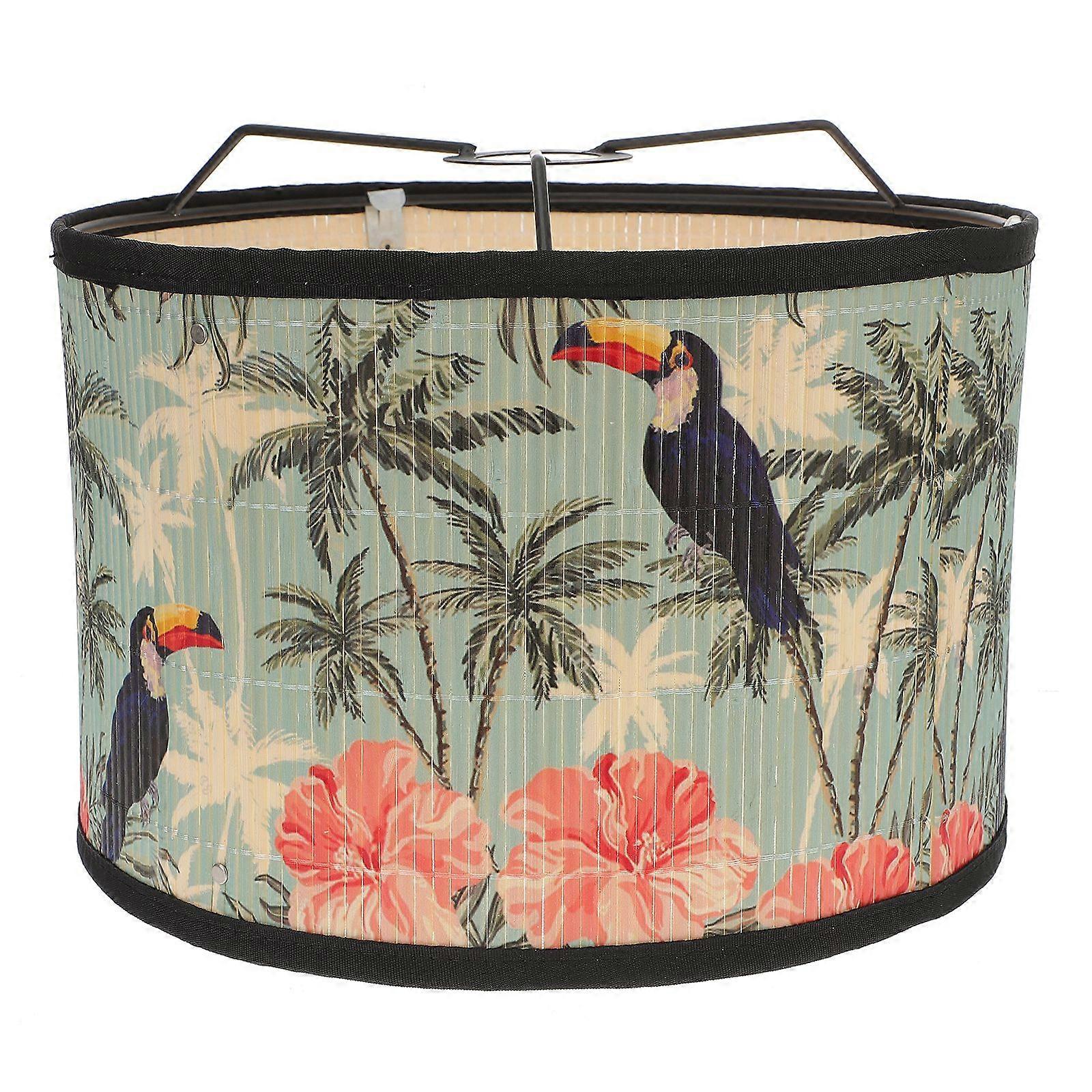 1Pc Japanese Style Lamp Shade Bamboo Light Cover Chandelier Lamp Lampshade