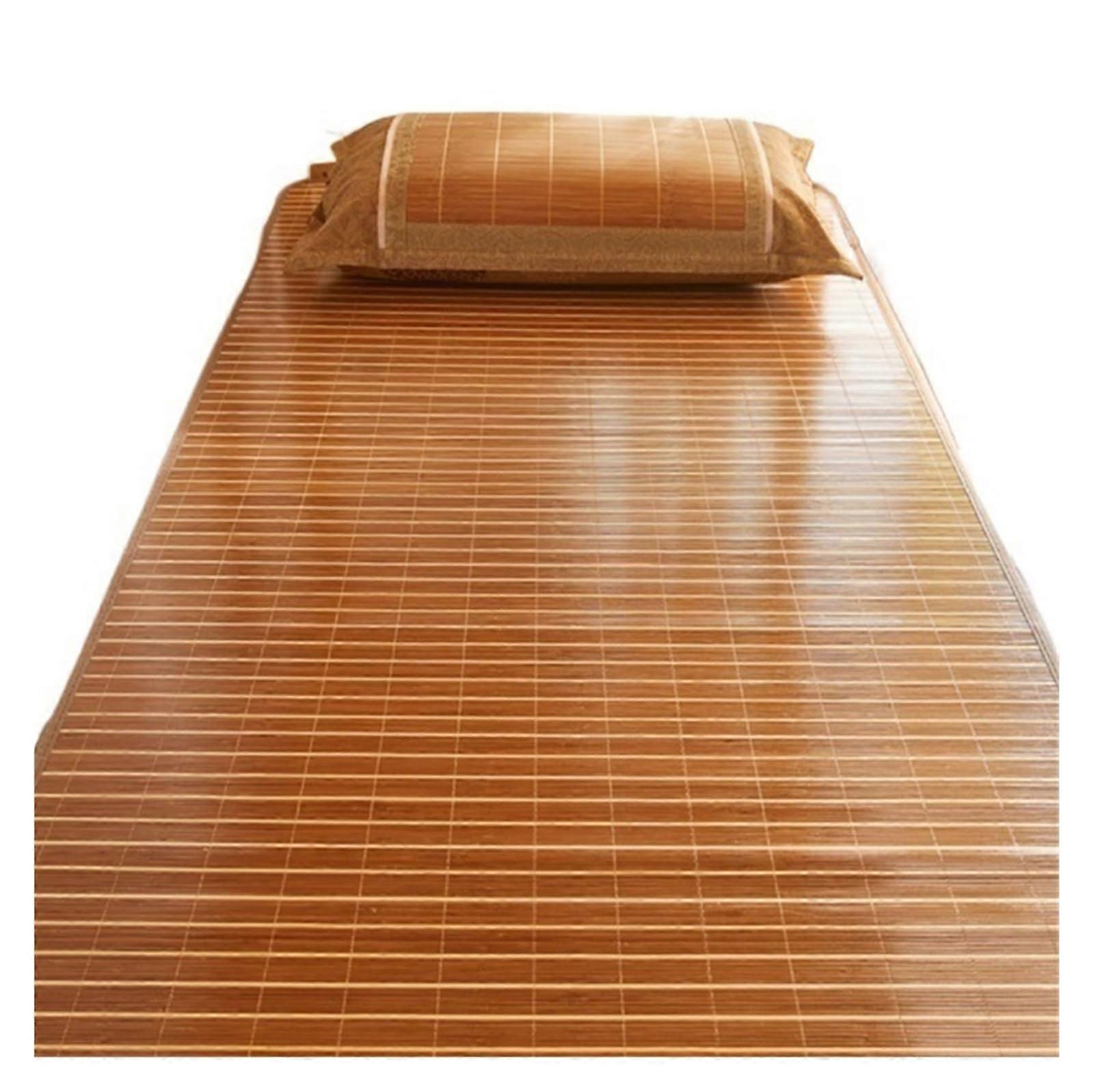 Cooling Bamboo Sleeping Mat, Rattan Mattress, Cool Mat for School at Home (80x190cm)