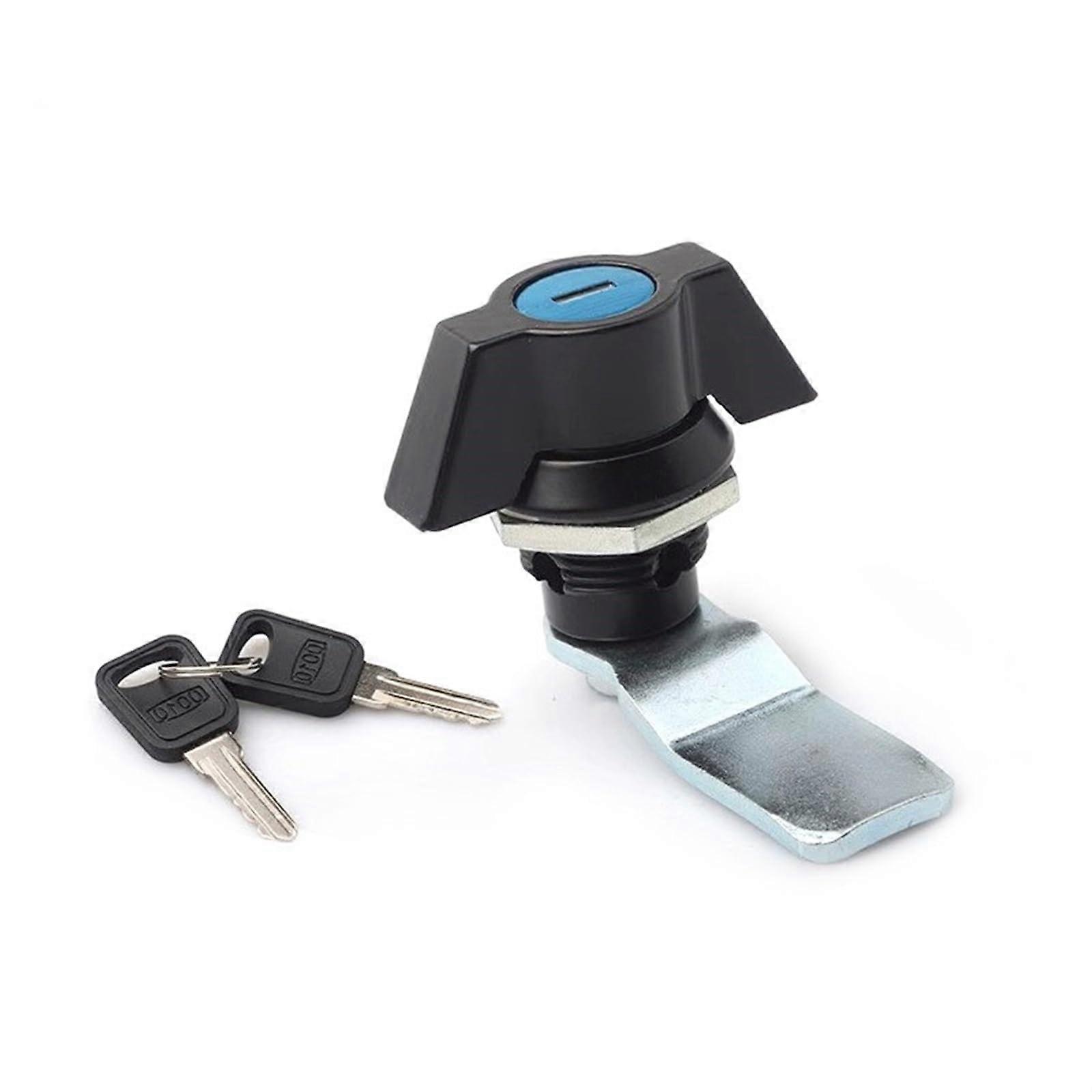 MS4081 Distribution Box Lock, Cabinet Lock, Industrial Hardware Equipment, Chassis Plug Core Lock, Rotary Pin Lock with 2 Keys, 1 Piece