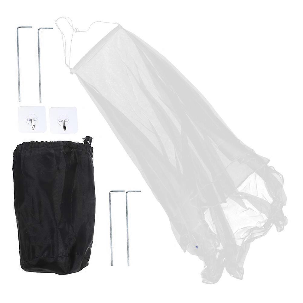 Outdoor Net Patio Netting For Balcony Mosquito Net Tent Rectangular Dome Shape Waterproof 1Set