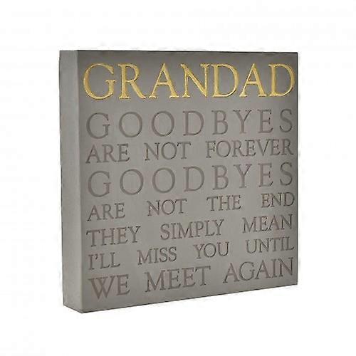Thoughts of You Memorial Square Plaque - Grandad