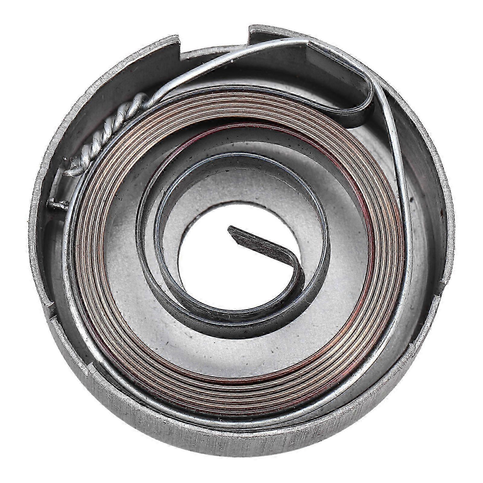Drill press coil spring for quill feed system
