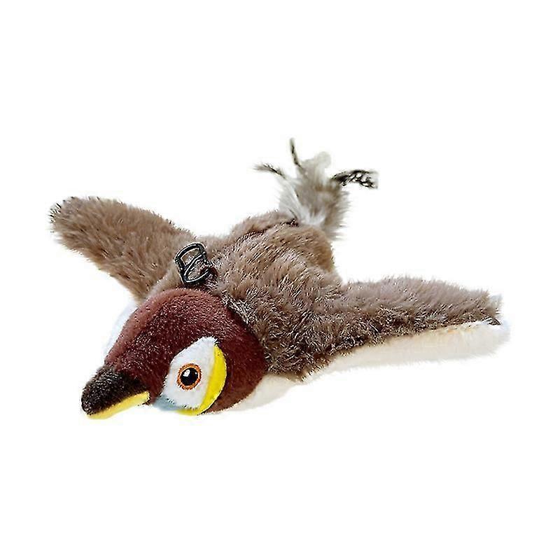 Interactive Flying Bird Cat Toy - Flapping Sparrow Hanging Toy for Cats, Flappy Perry Design - Engaging Electronic Pet Playmate