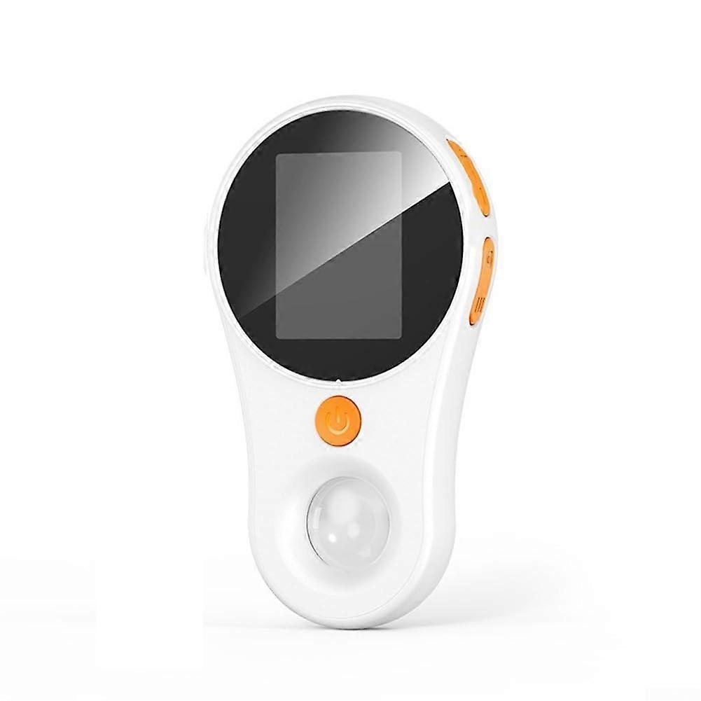 Portable pocket microscope with 5.1 cm screen and LED lights for children and students