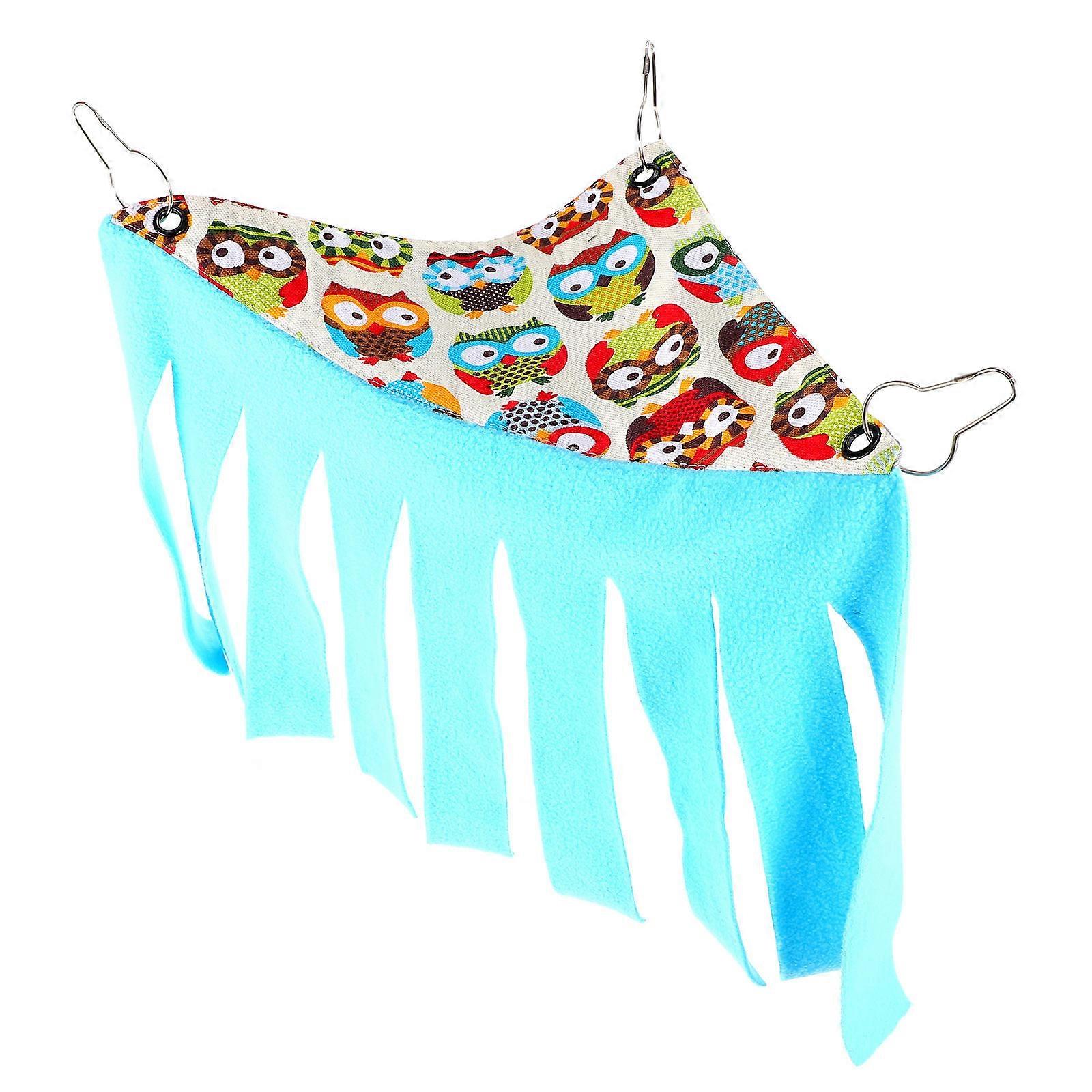 Hammock For Ferret Cage Small Pet Bed Corner Design Tent Shape Canvas Material Rest Area Small Pets Indoor Play 1Pack