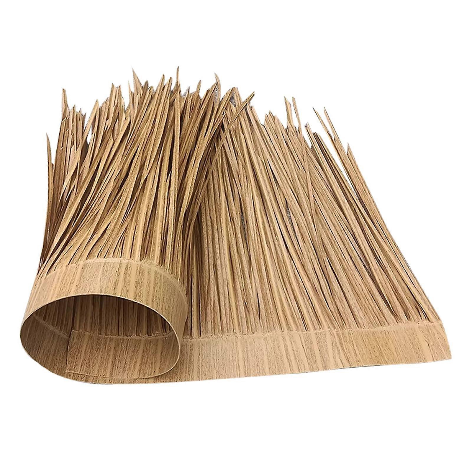 Artificial Thatch Roof PE Material 0.5x10m - Durable Weather-Resistant Garden Patio Decoration with 15-Year Lifespan