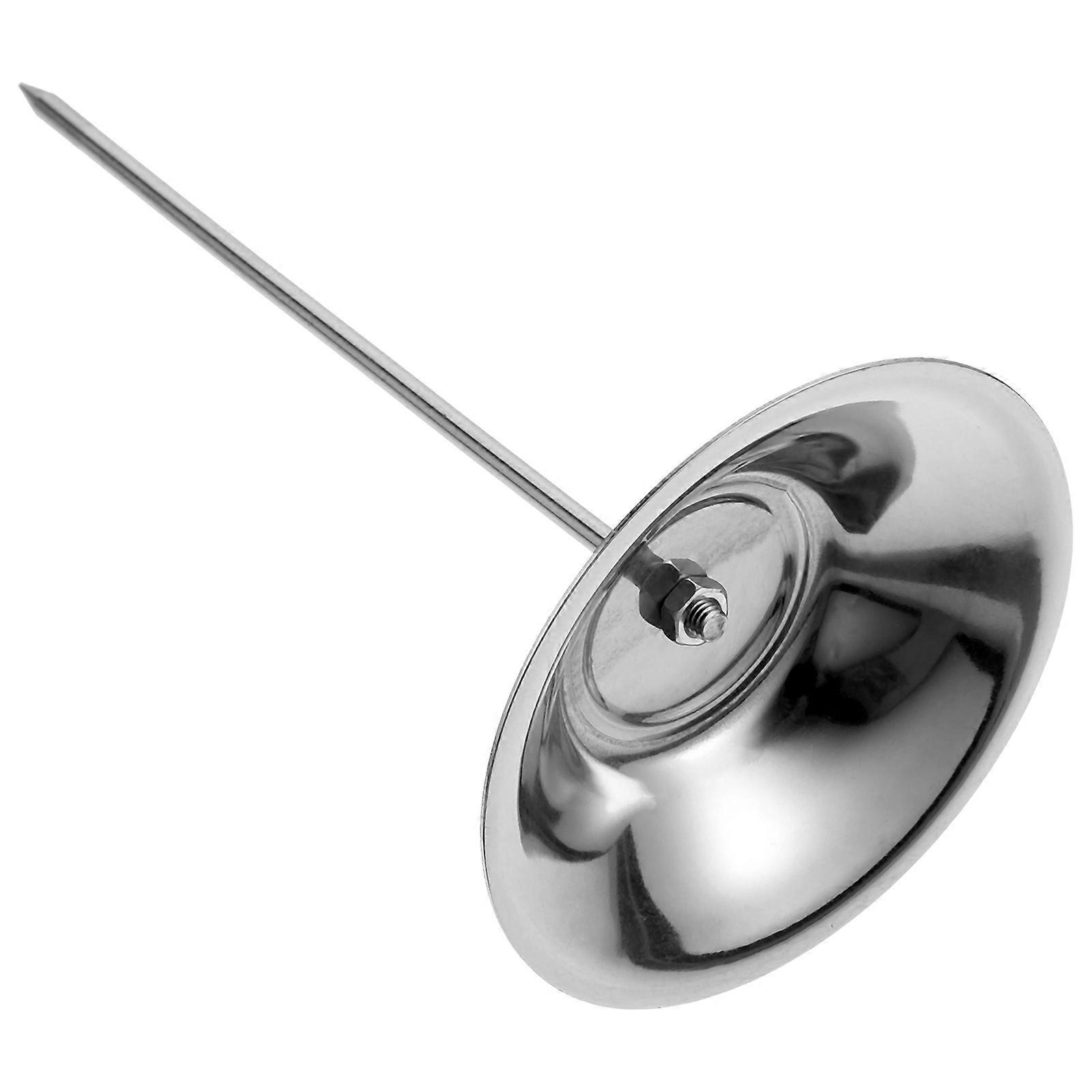 Stainless Steel Receipt Holder for Desk with Smooth Surface Silver Color Suitable for Office Use 6.3 Inches