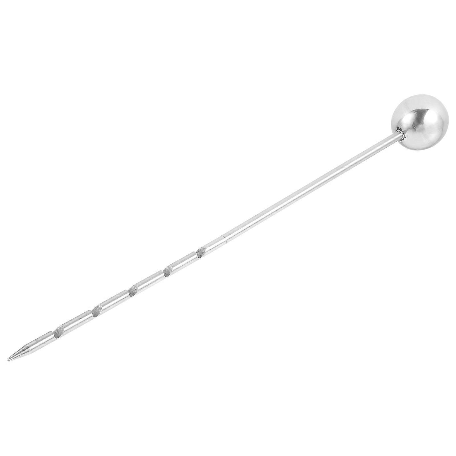 Durable Stainless Steel Soil Sample Probe for Home Use Silver Color