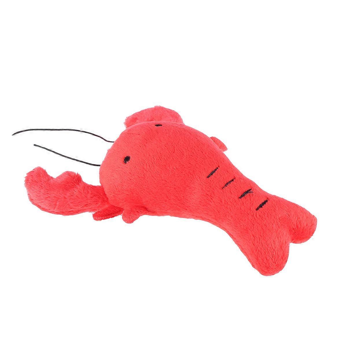 Squeaky Toys For Small Dogs Plush Lobster Toy Craft Red 1Pc