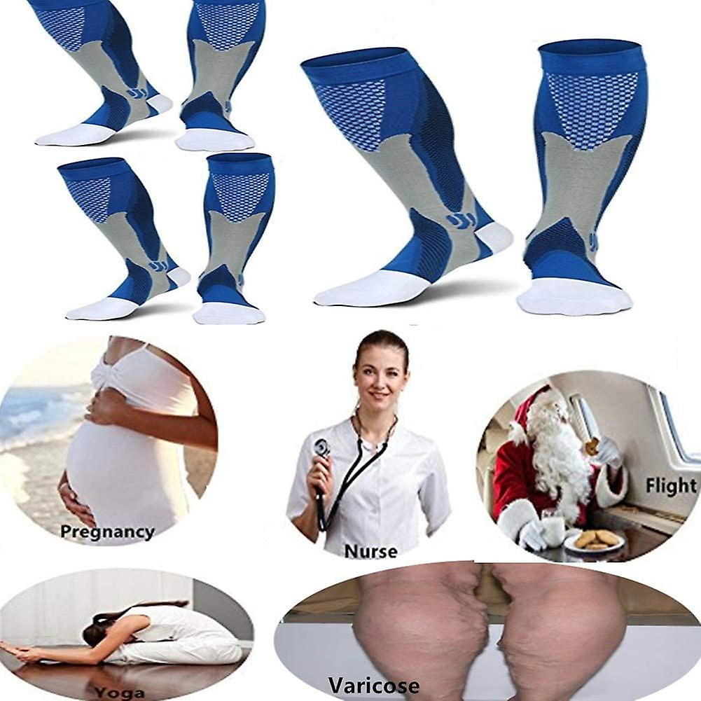 Pair Medical Sport Compression Socks Men Run Nurse Socks For